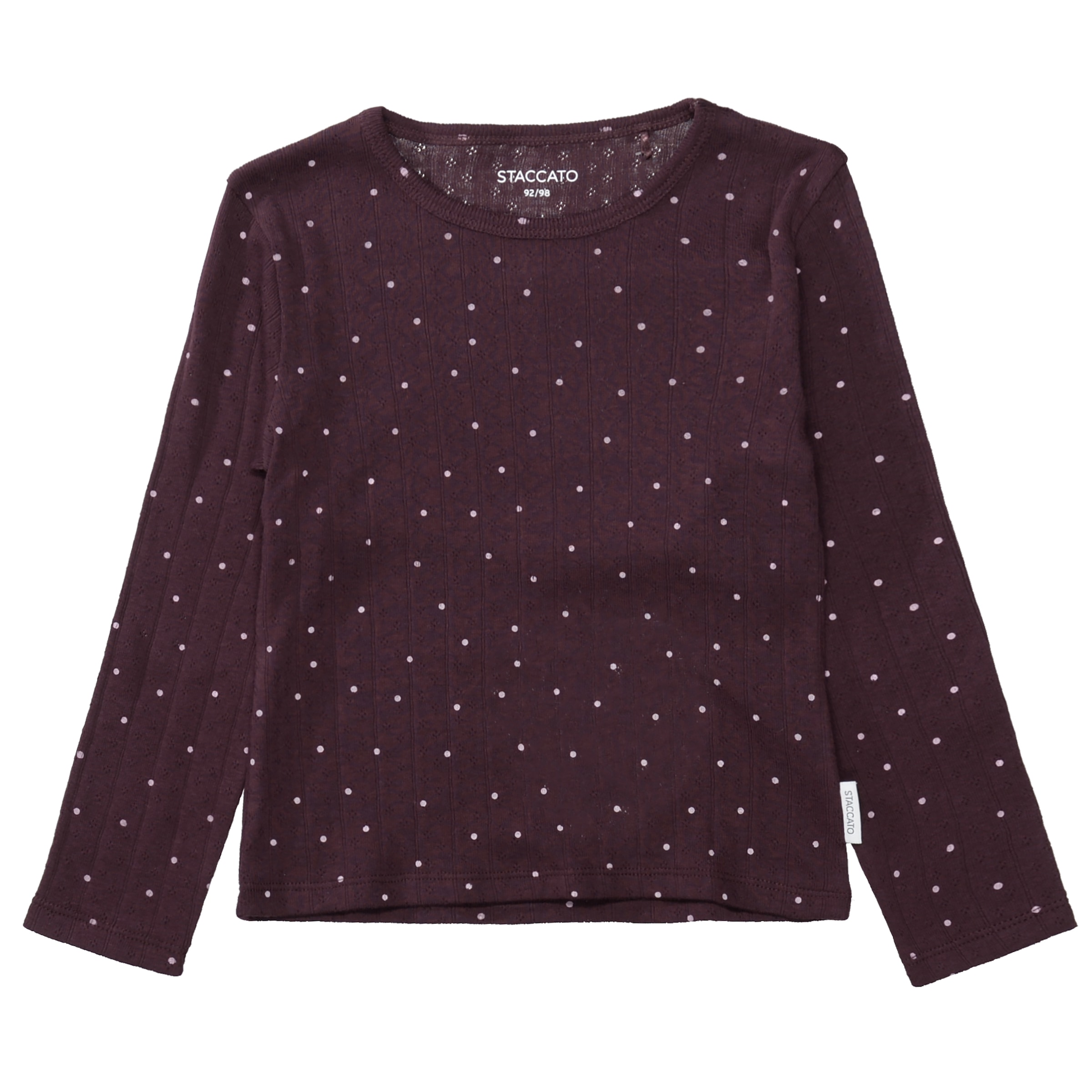 STACCATO Langarmshirt Packung, 3 Baumwolle mit Elasthan, gemustert, mit Prints