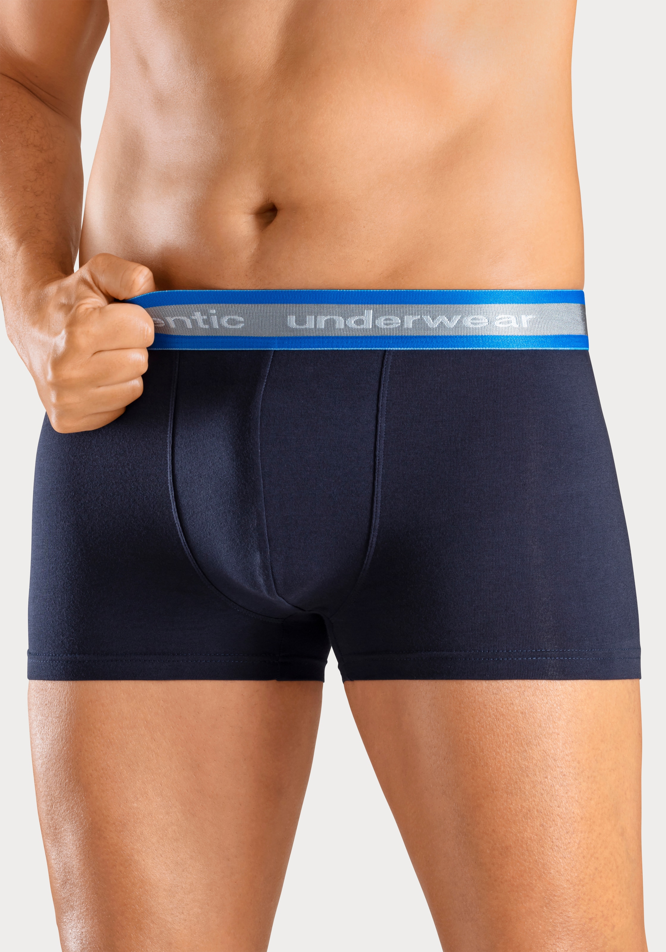 AUTHENTIC LE JOGGER Boxer »Boxershorts für Herren«, (Packung, 4 St., 4er-Pack), angenehm weiches Neon-Bündchen