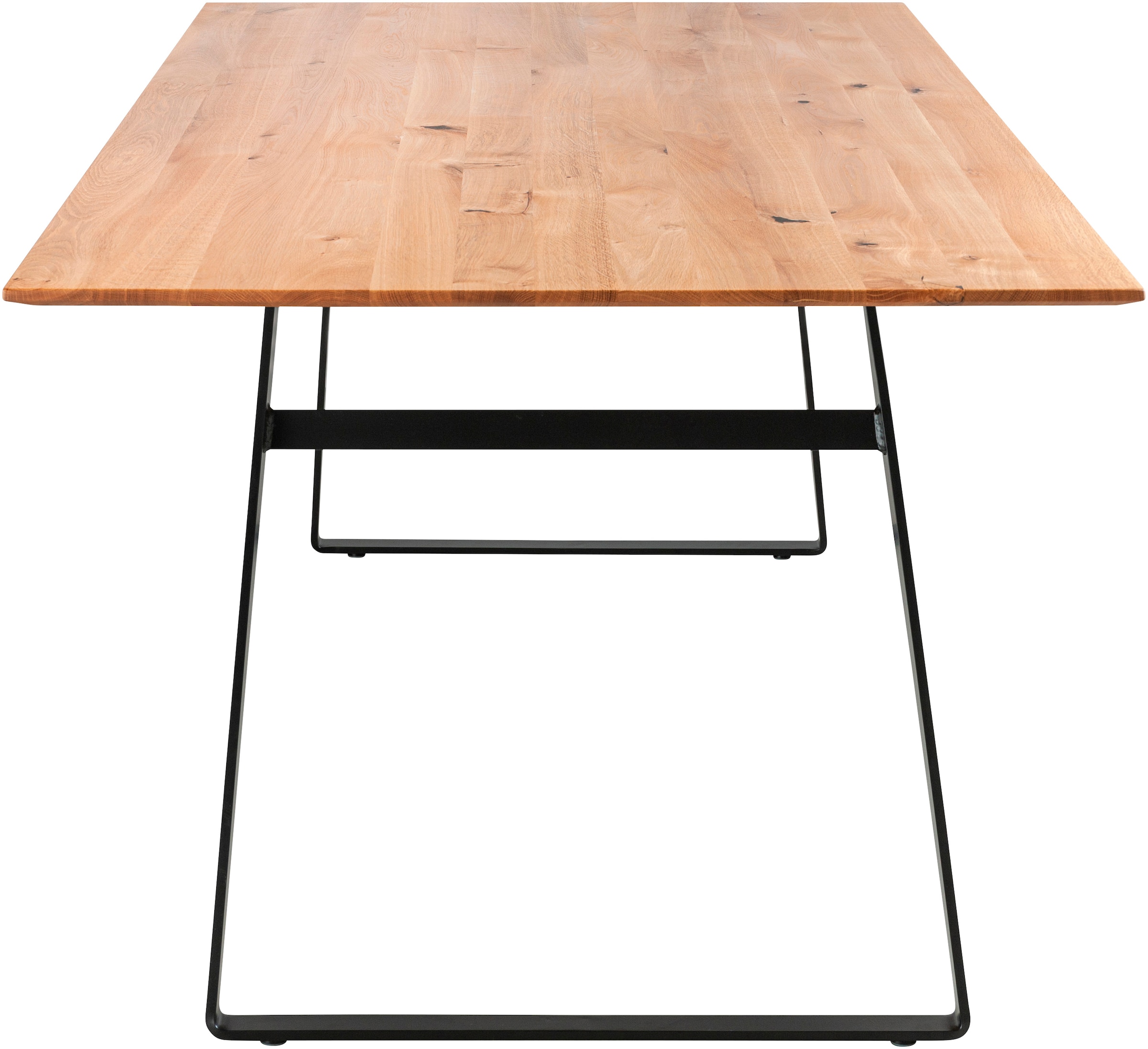 Musterring Esstisch »Tavia« Bügelgestell in 3 Farben,  Platte Charakter-Eiche geölt, fest montiert