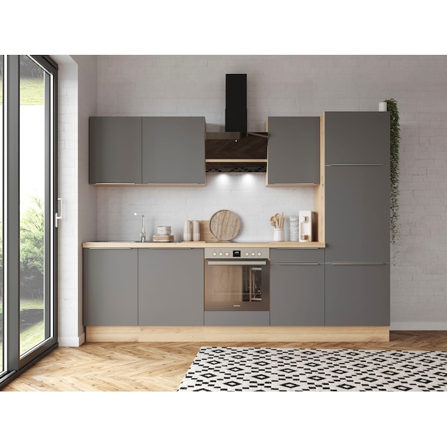 RESPEKTA Küchenzeile »Safado aus der Serie Marleen«, Breite 280 cm, hochwertige  Ausstattung wie Soft Close Funktion bequem bestellen