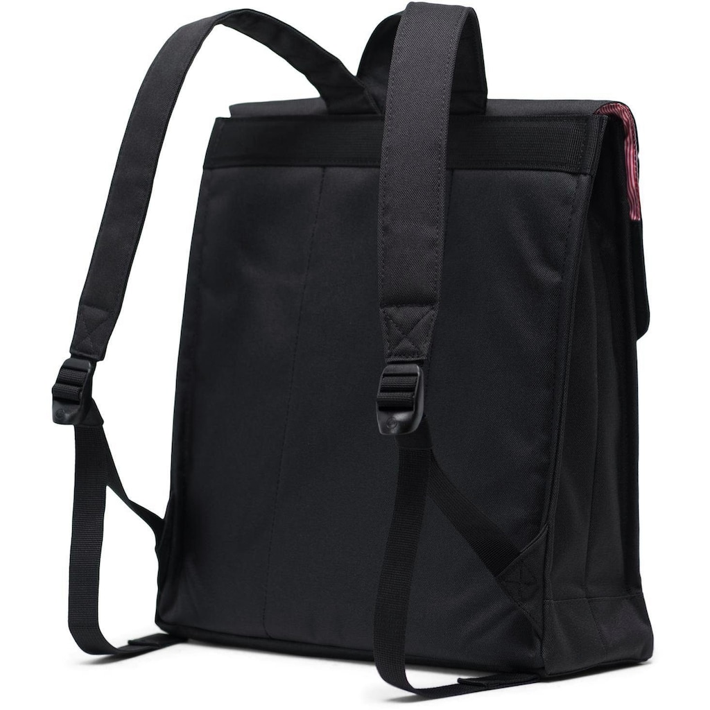 Herschel Cityrucksack »Classic, City Mid-Volume, Black/Tan«