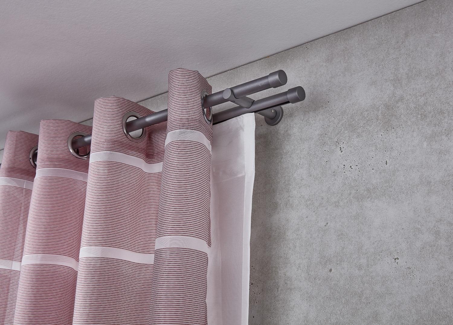 Good Life Kombi-Vorhangstange »Gorra« Ø 20 mm 2 läufig-läufig Fixmaß