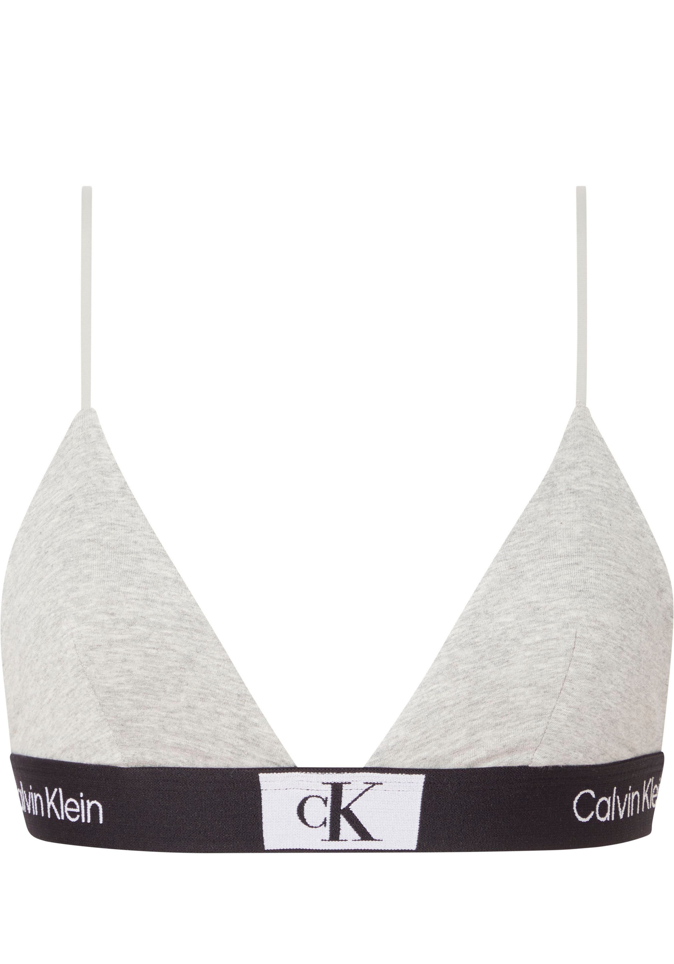 Calvin Klein Bralette-BH »UNLINED TRIANGLE« mit klassischem CK-Logobund