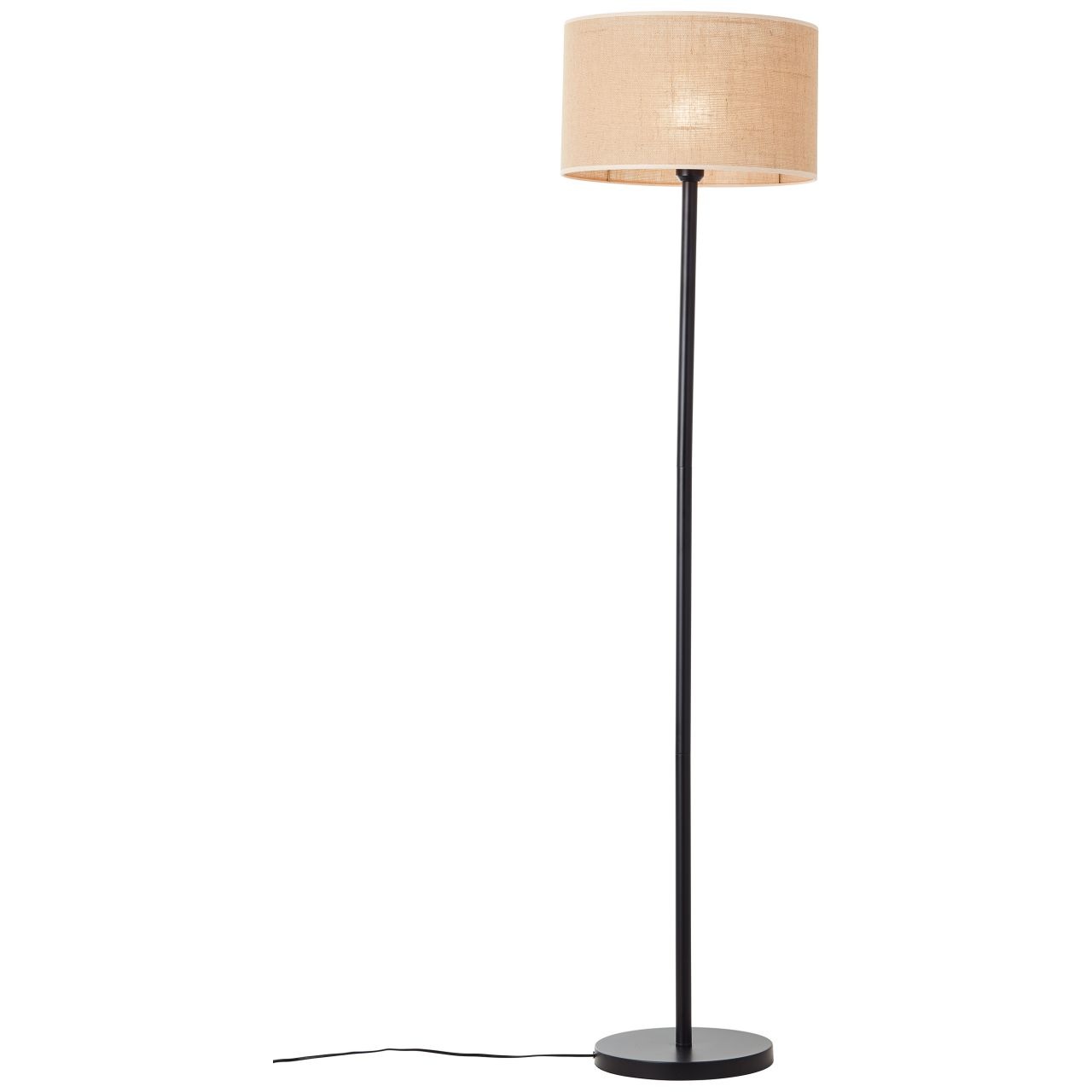 Brilliant Stehlampe »Aniela«, 1 flammig, Leuchtmittel E27 | ohne Leuchtmittel, 1-flammige Nature Style Stehlampe - 160cm Höhe x 40cm Ø - E27 Fassung