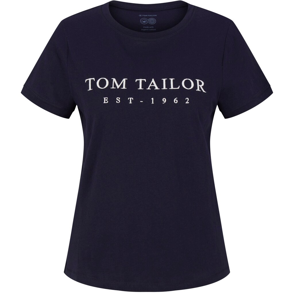 TOM TAILOR T-Shirt »T-Shirt Logoprint«