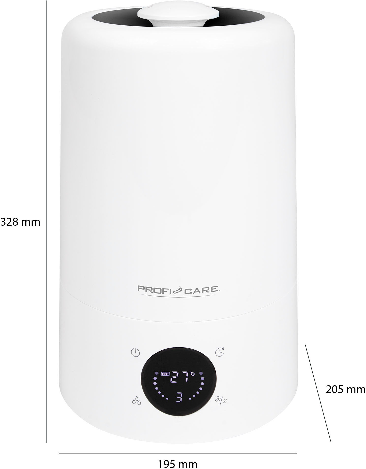 ProfiCare Luftbefeuchter »PC-LB 3077«, 5 l Wassertank