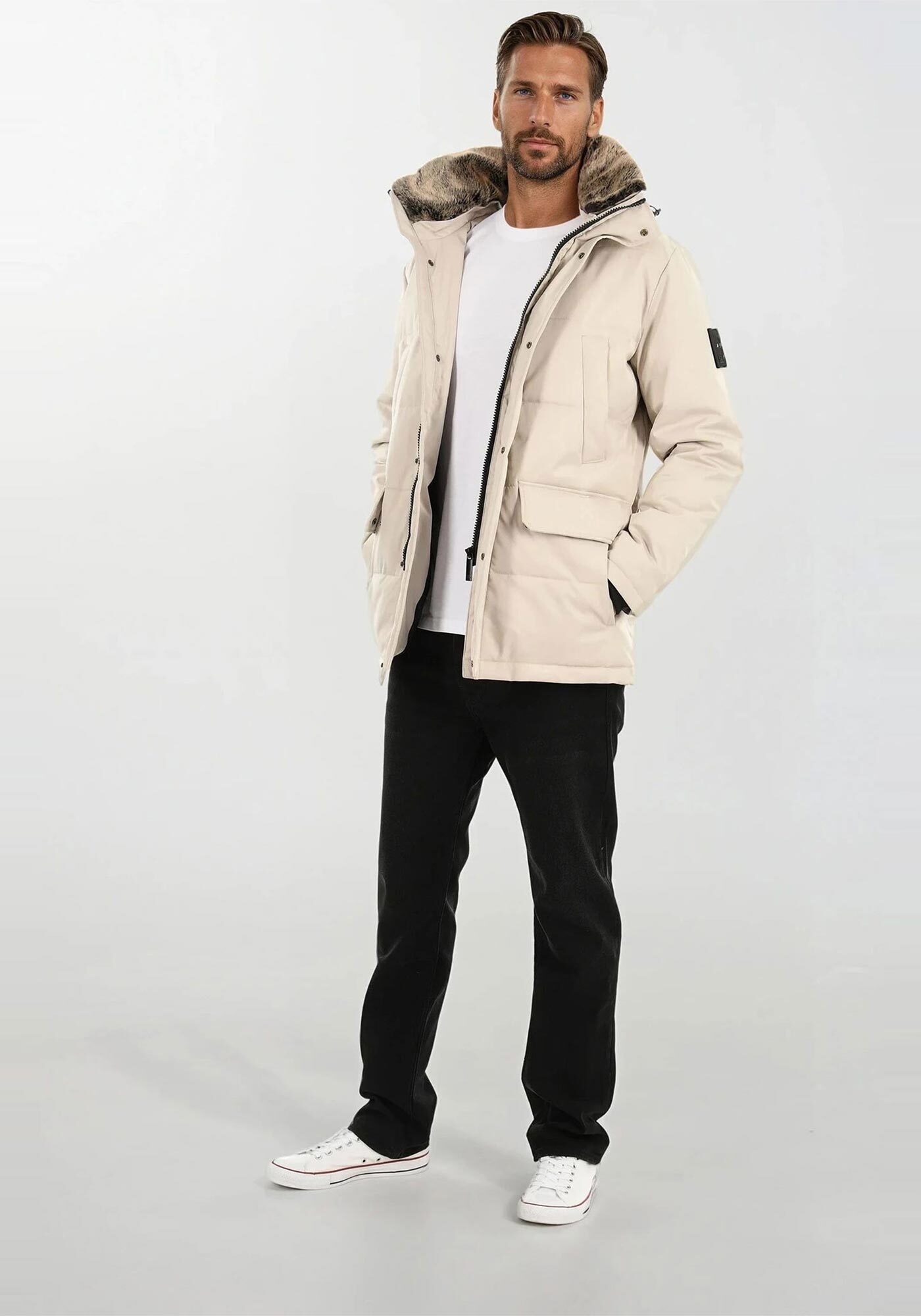 Alessandro Salvarini Winterjacke »A. Salvarini warme Herren Winterjacke wasserabweisend AS456«