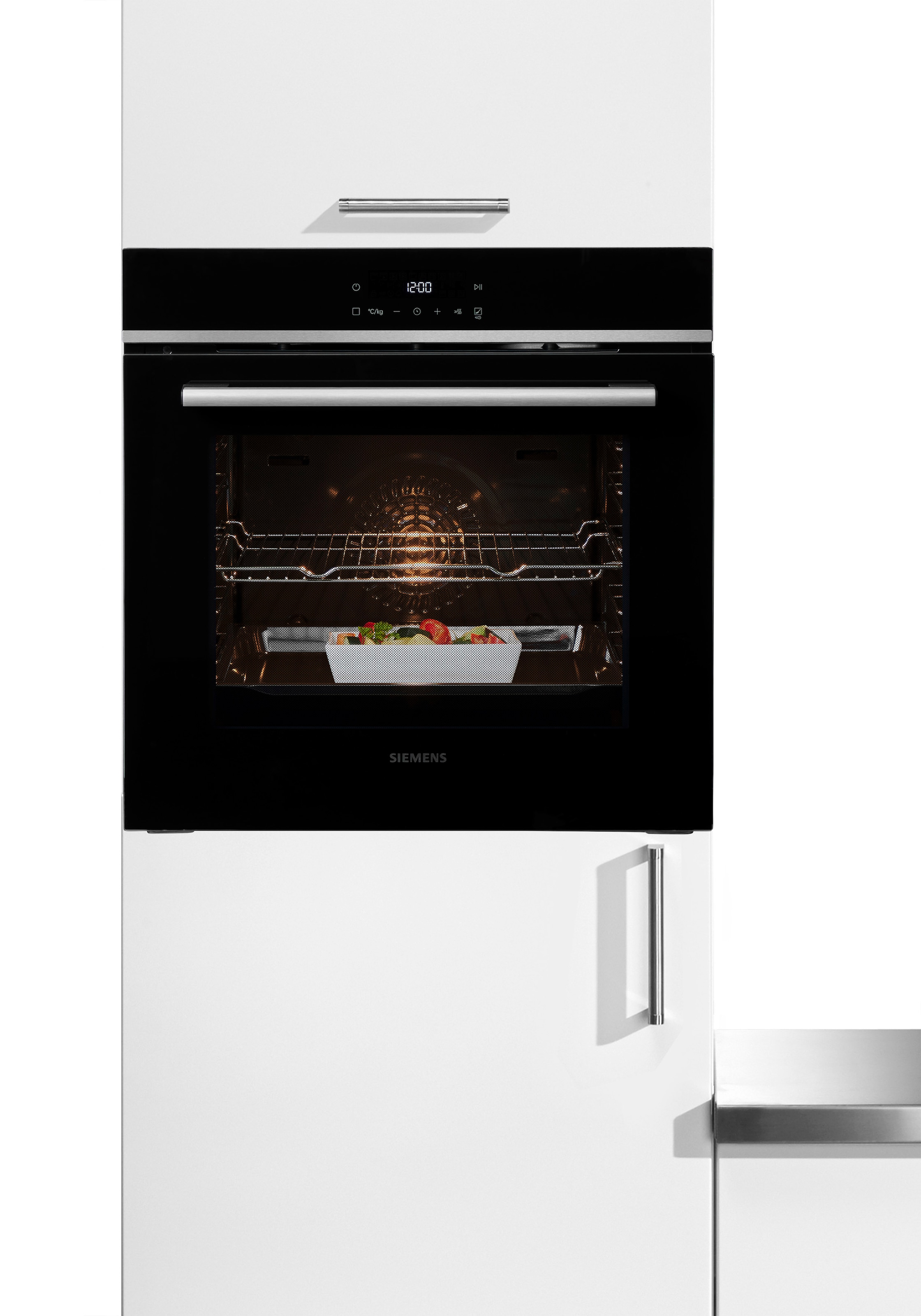 SIEMENS Pyrolyse Backofen iQ300 »HB572ABS3«, mit Teleskopauszug nachrüstbar, Pyrolyse-Selbstreinigung, AirFry-Funktion