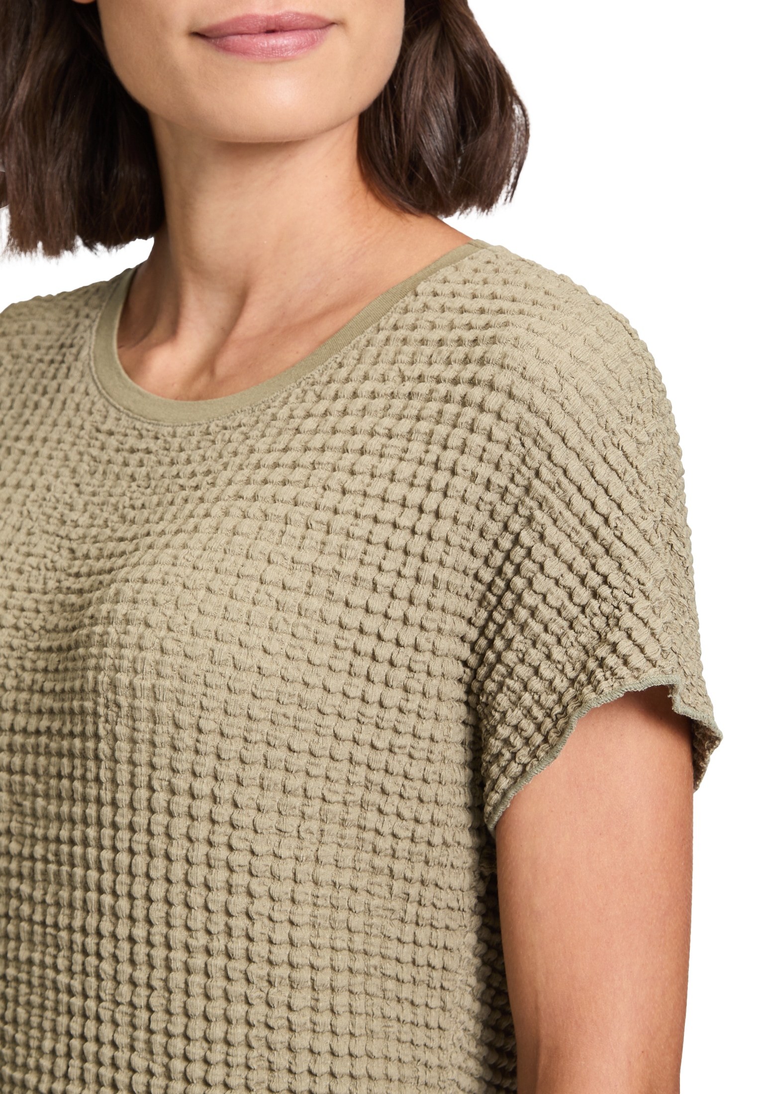 Betty Barclay Kurzarmshirt »Strukturshirt mit U-Boot-Ausschnitt«