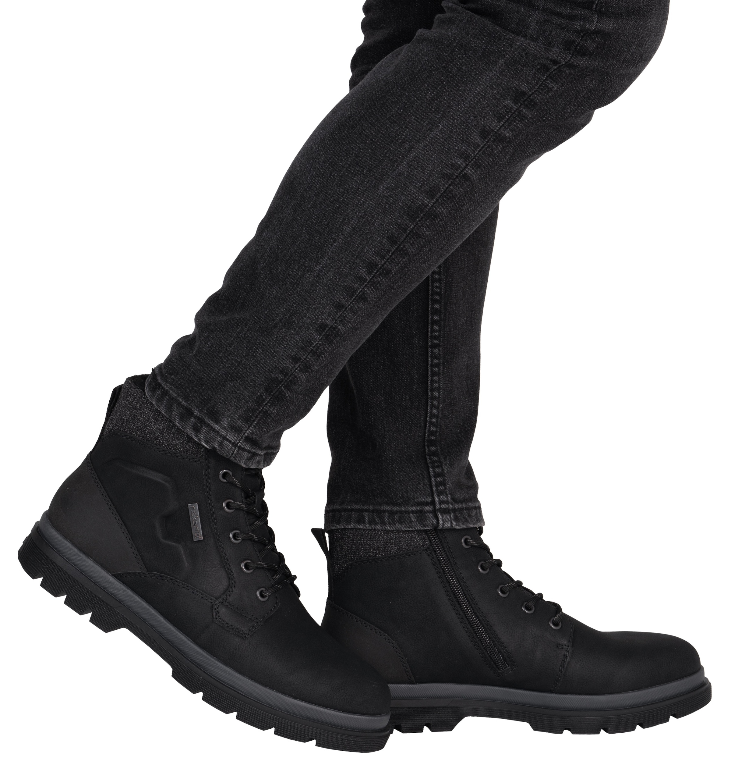 Rieker Winterstiefelette  Winterboots, Schnürboots mit Innenreißverschluss und RiekerTex