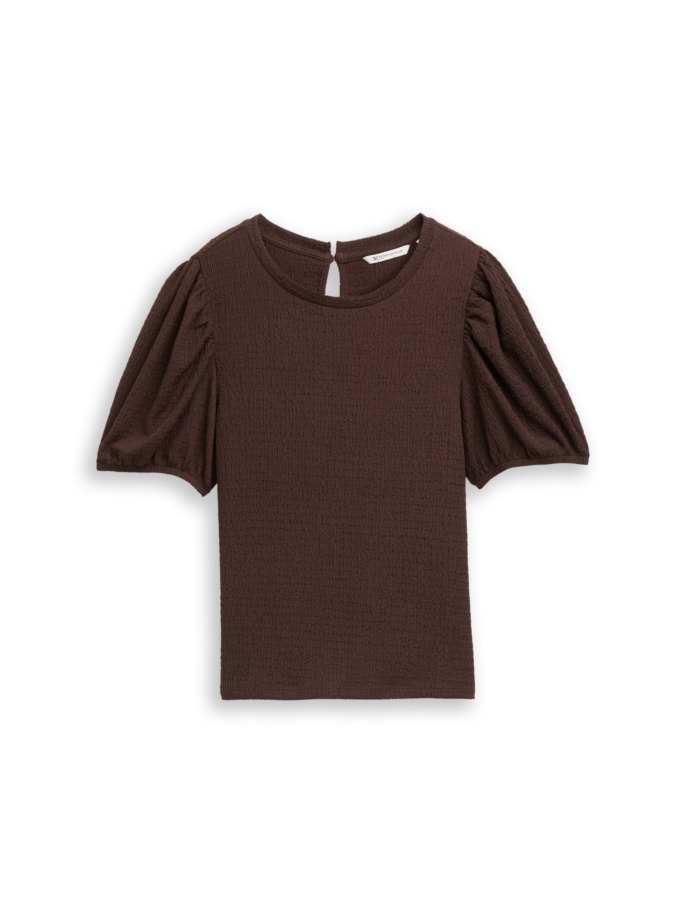TOM TAILOR Denim T-Shirt mit Puffärmeln
