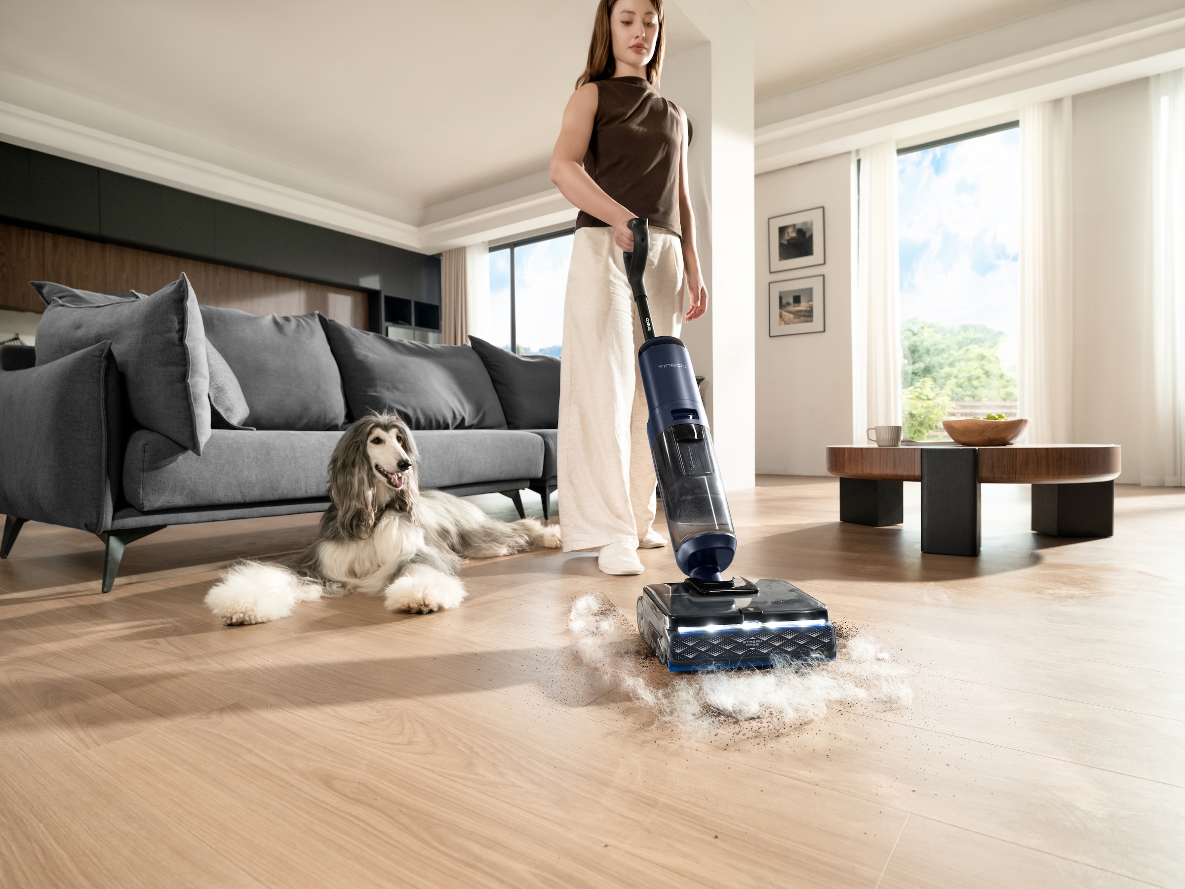 Tineco Nass-Trocken-Sauger »FLOOR ONE S7 Max Pro« Hochdruck-Wasserstrahl, intuitiver Selbstantrieb, Trocknung bei 85 °C