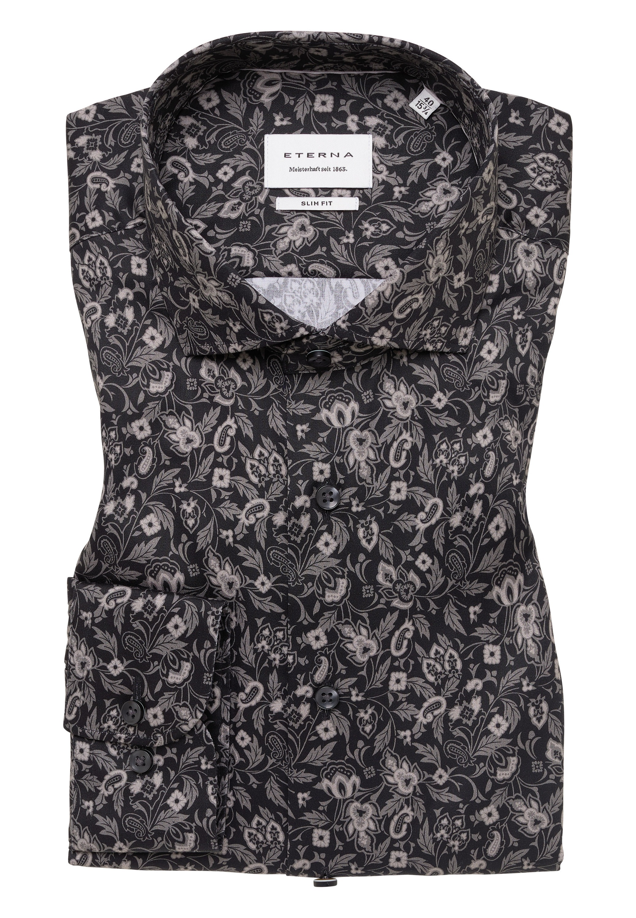 Eterna Langarmhemd »SLIM FIT« NON IRON (bügelfrei)