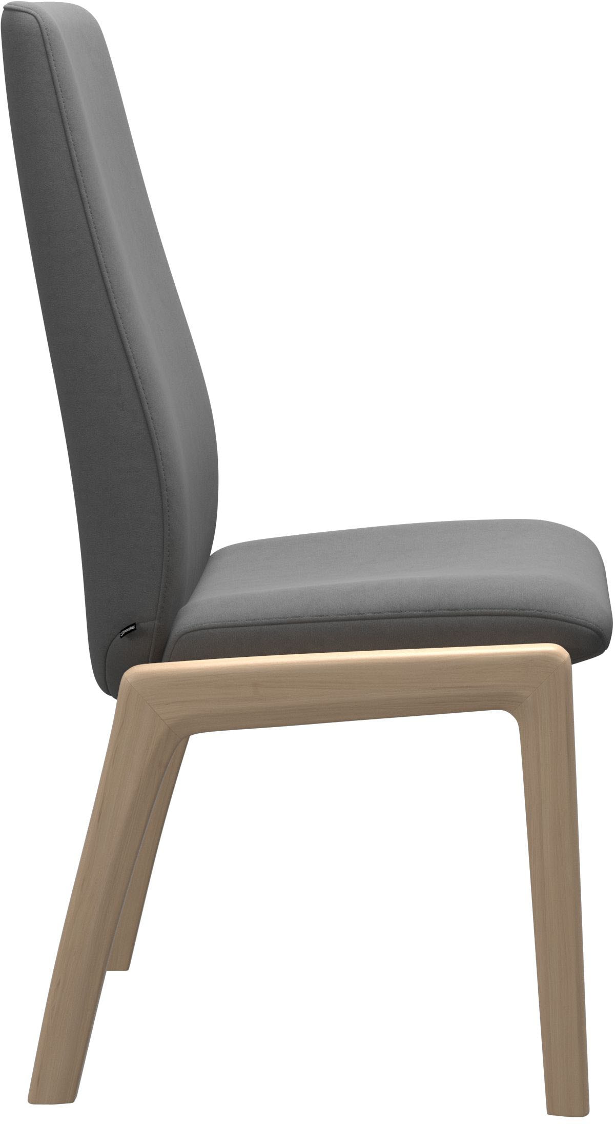Stressless® Polsterstuhl »Laurel«, Microfaser DINAMICA, High Back, Größe L, mit abgerundeten Beinen in Schwarz