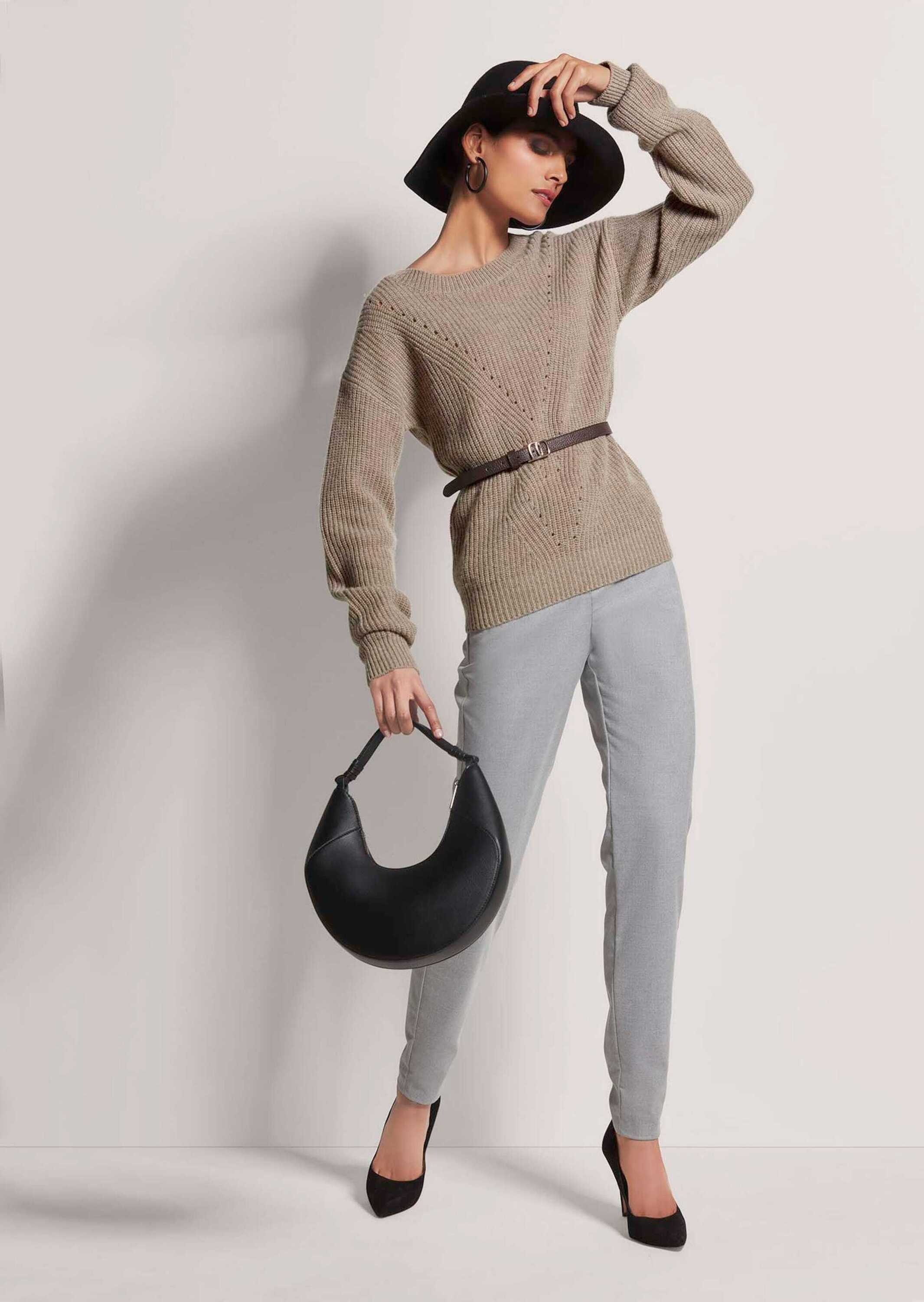 MADELEINE Longpullover »Pullover Rundhals-Pullover«