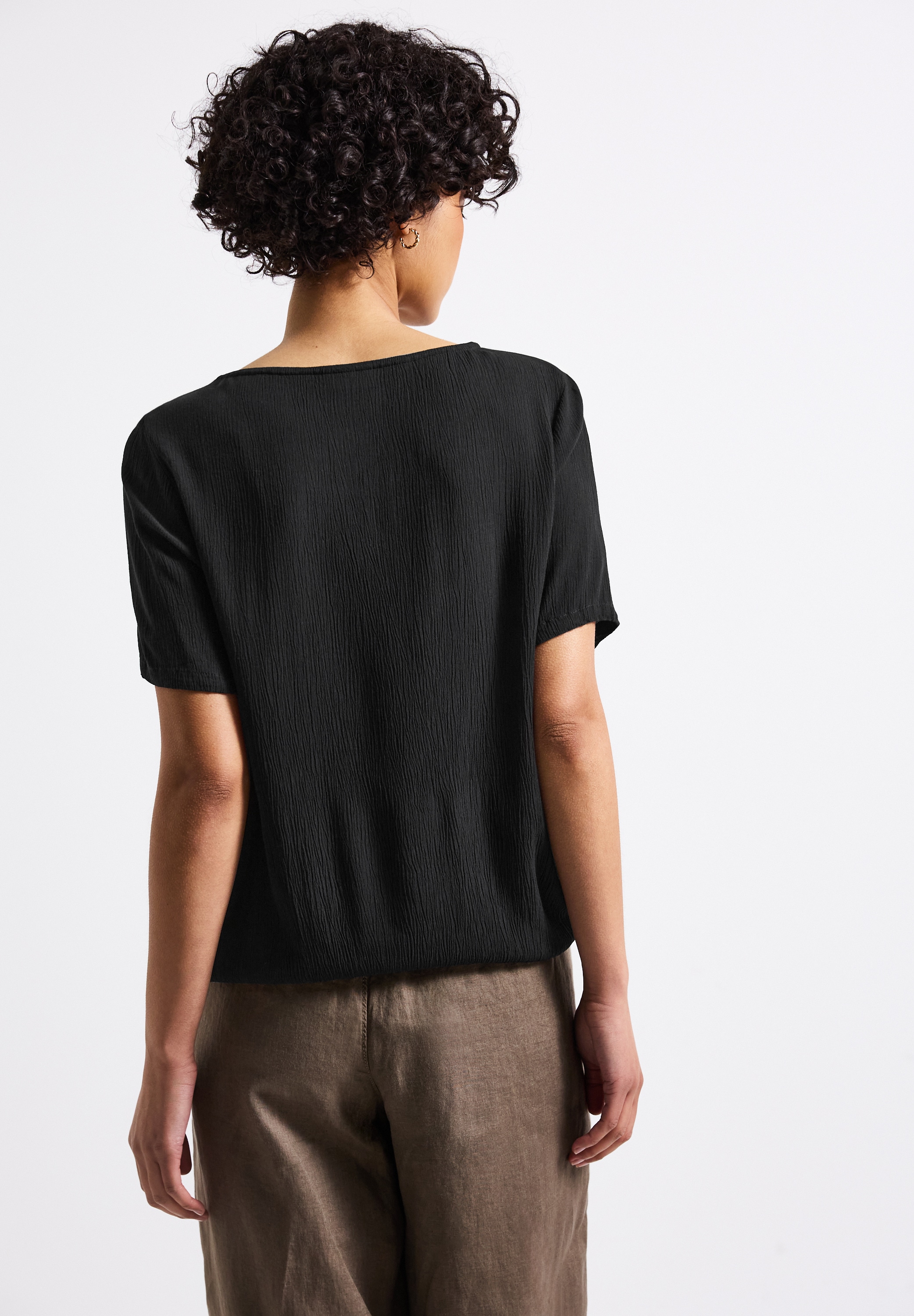 STREET ONE Shirtbluse, mit Bänderdetail