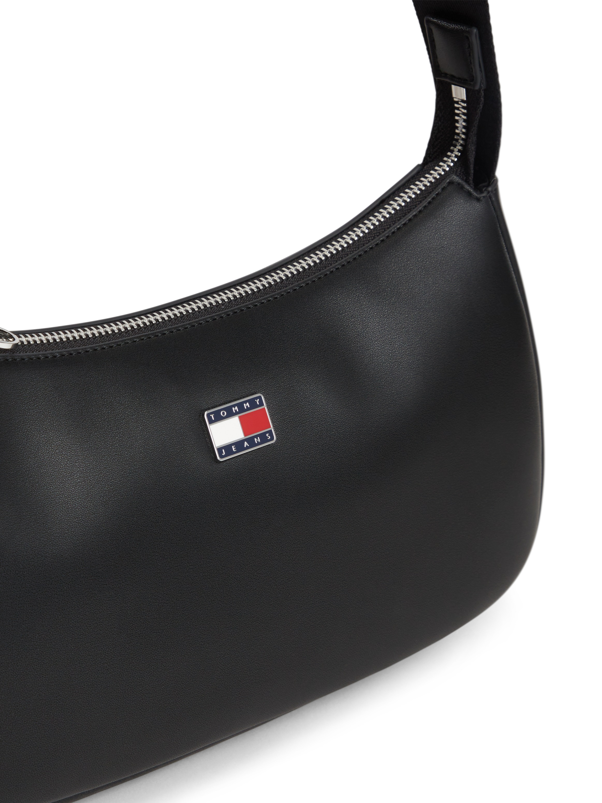 Tommy Jeans Schultertasche »TJW DAILY ELEVATED SHOULDER BAG« Damen Handtasche, Umhängetasche mit Logo-Schmuckelement