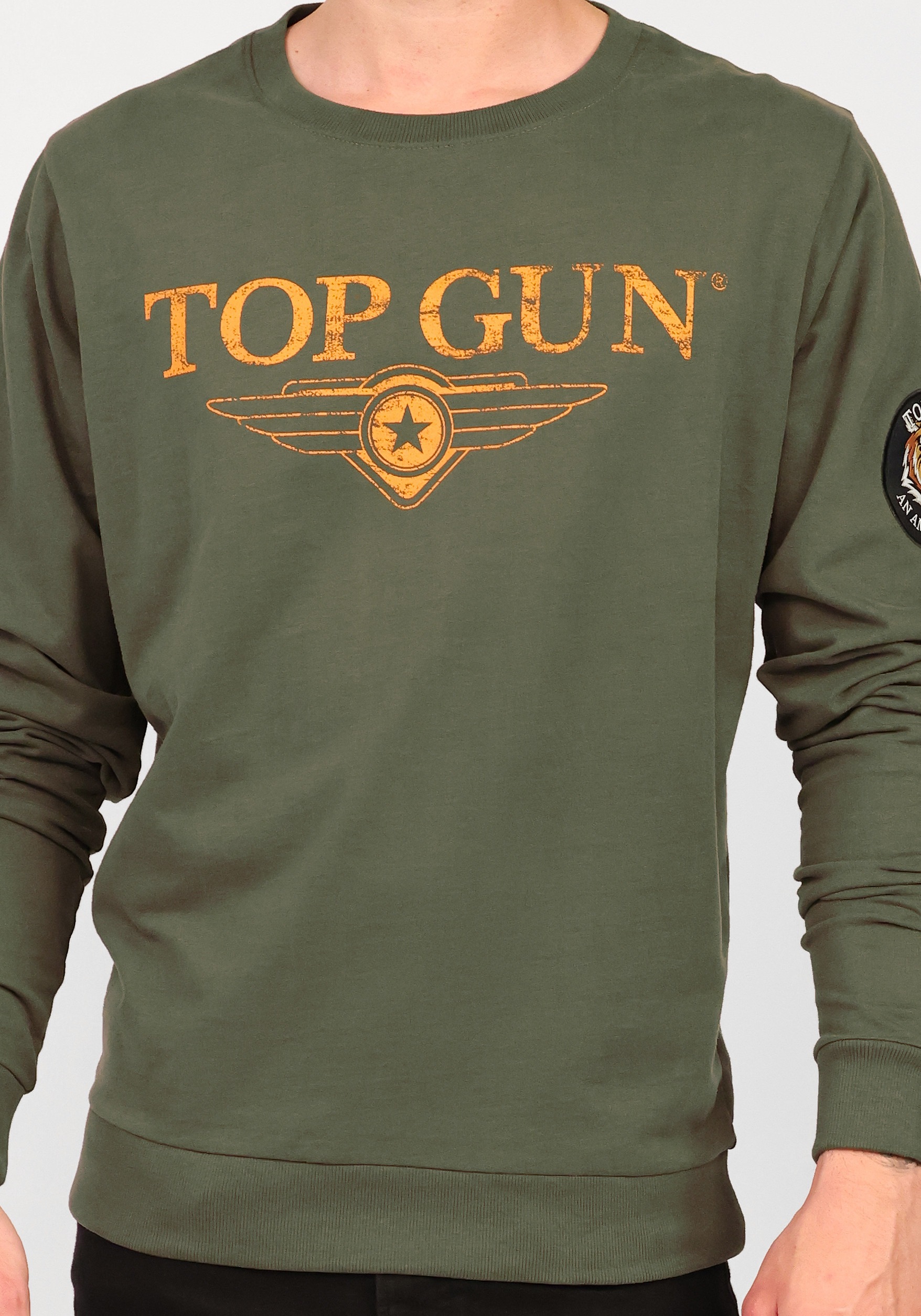 TOP GUN Sweatshirt »Sweater TG20213005«
