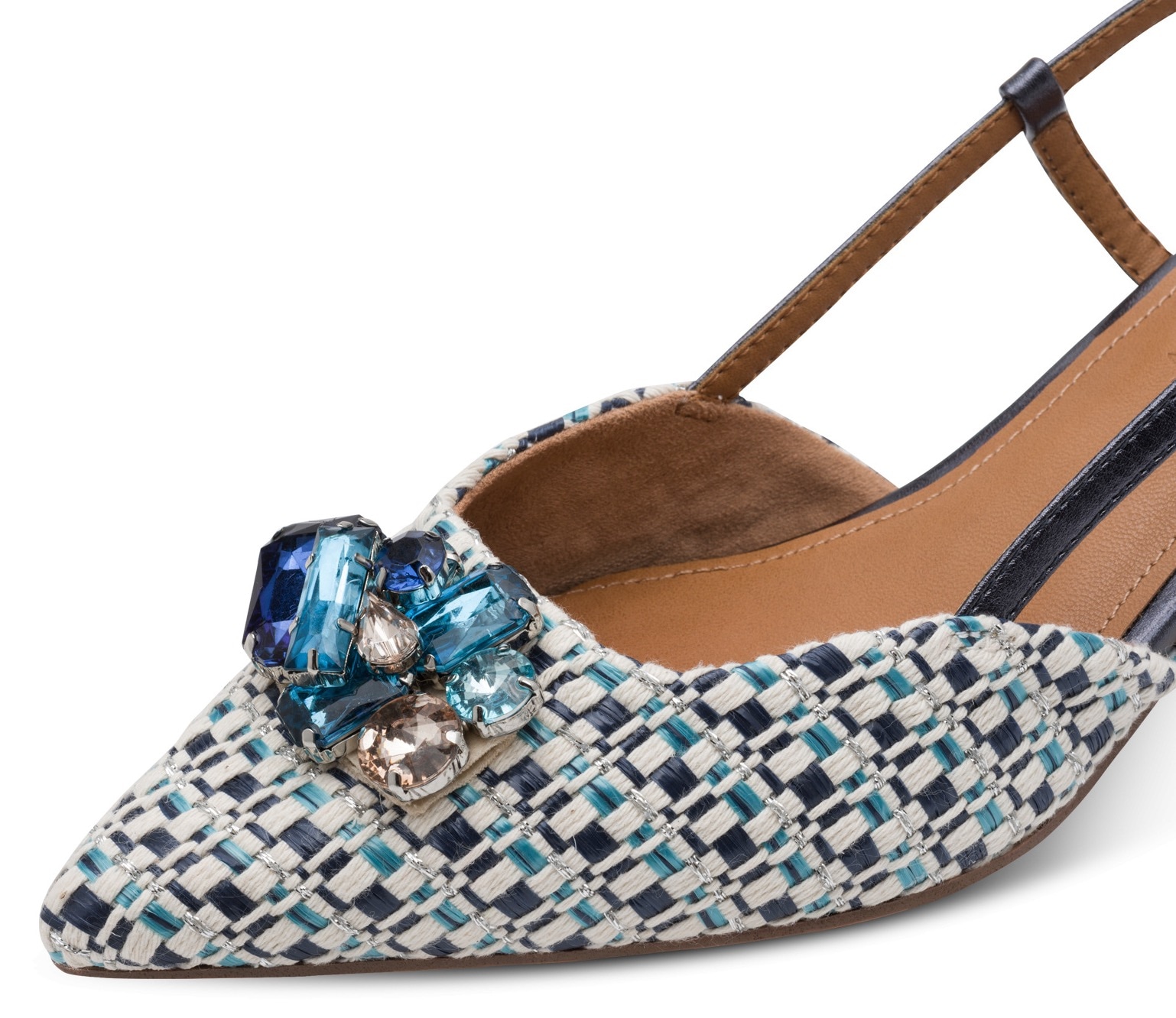 Tamaris Slingpumps  , Trichterabsatz, Businesschuh, Festtagsschuh, glänzende Schmucksteine