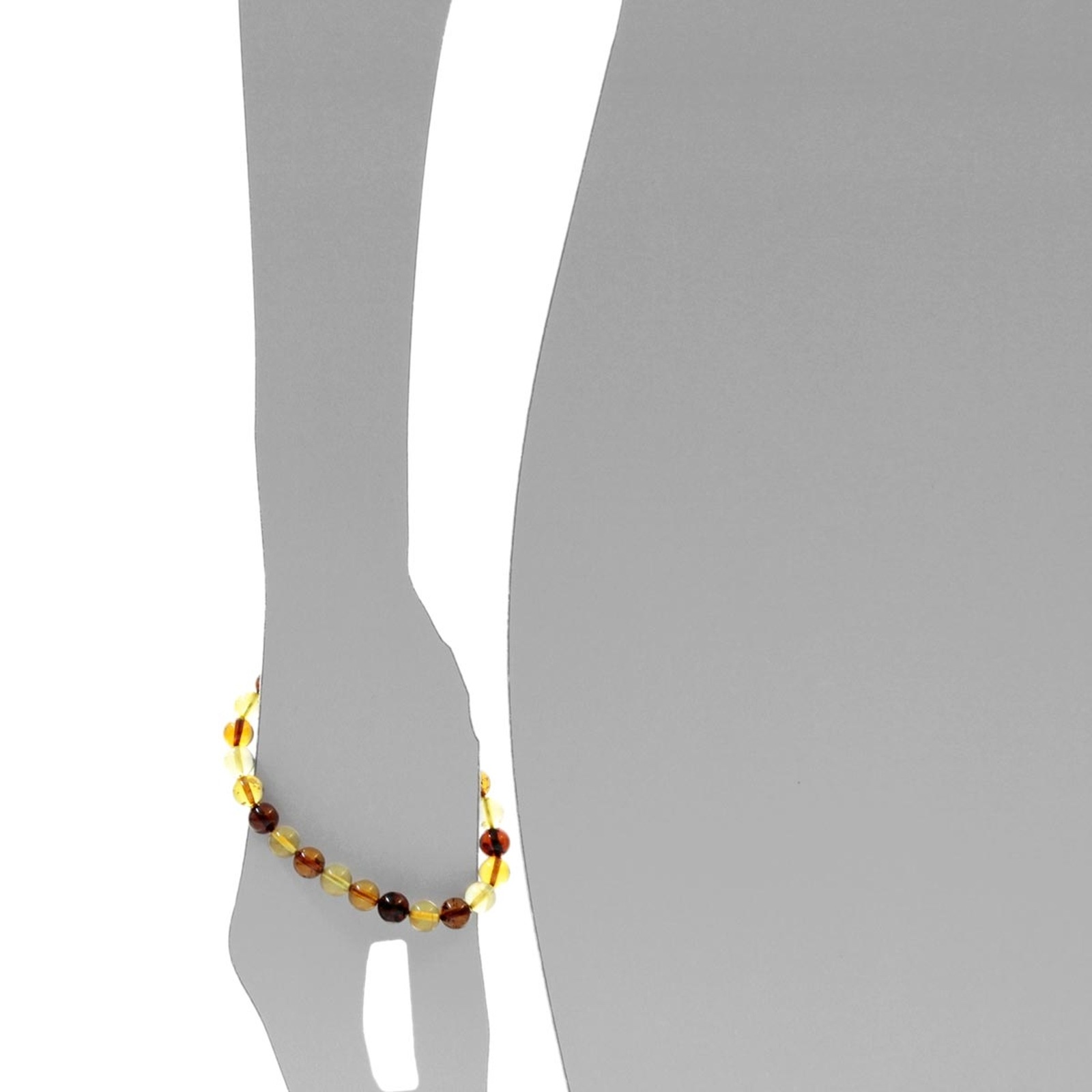 OSTSEE-SCHMUCK Armband »- Kugel 8 mm - Bernstein -,«