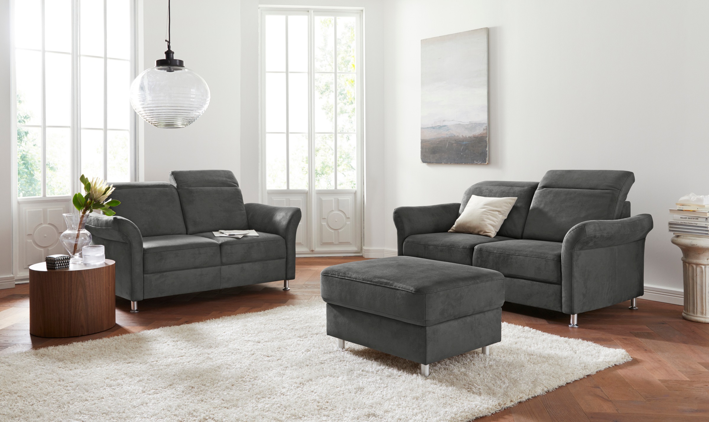 sit&more Stauraumhocker »Darwin«, inklusive Federkern und Stauraum