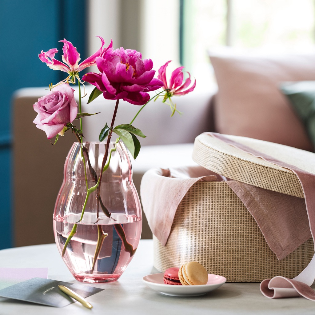 Villeroy & Boch Dekovase »Vase Rose Garden Home 20 cm rosé«