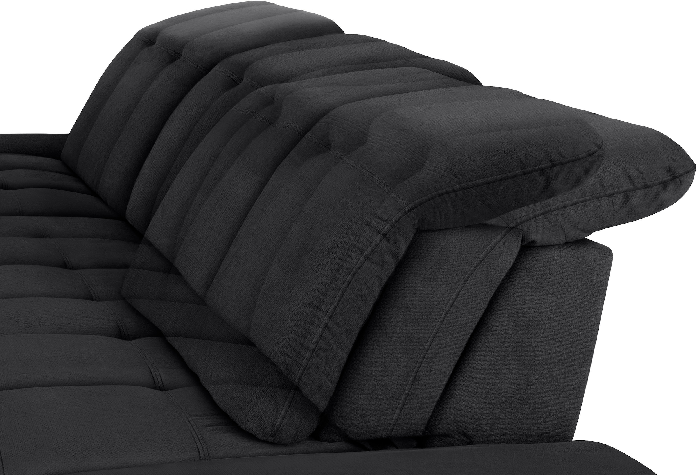 COTTA Ecksofa »Holiday L-Form mit Sitztiefen-, Armteil- und Kopfteilverstellung«, wahlweise mit Bettfunktion & Bettkasten