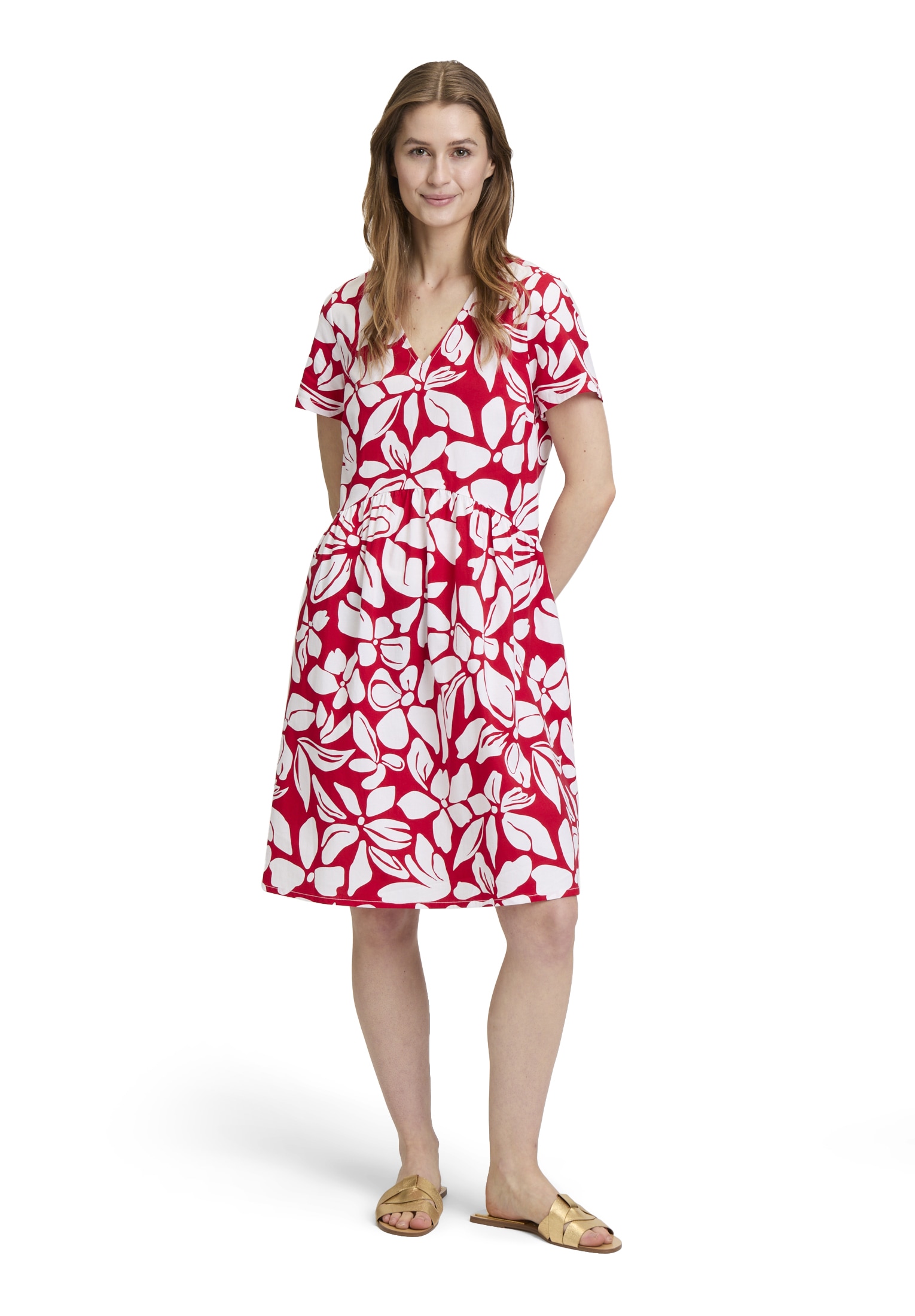 Vera Mont Sommerkleid »Sommerkleid mit V-Ausschnitt«
