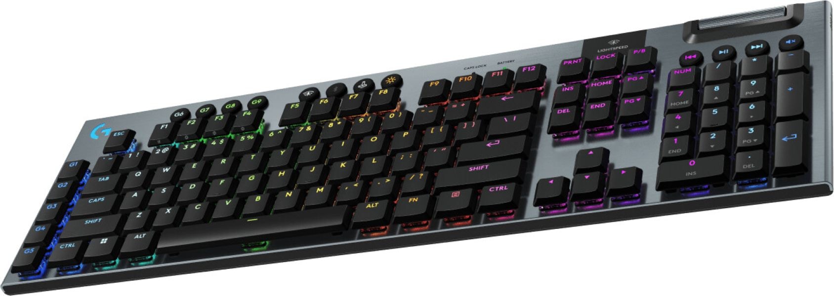 Logitech G Gaming-Tastatur »G915 X LIGHTSPEED Wireless Gaming Keyboard - BLACK - DEU«