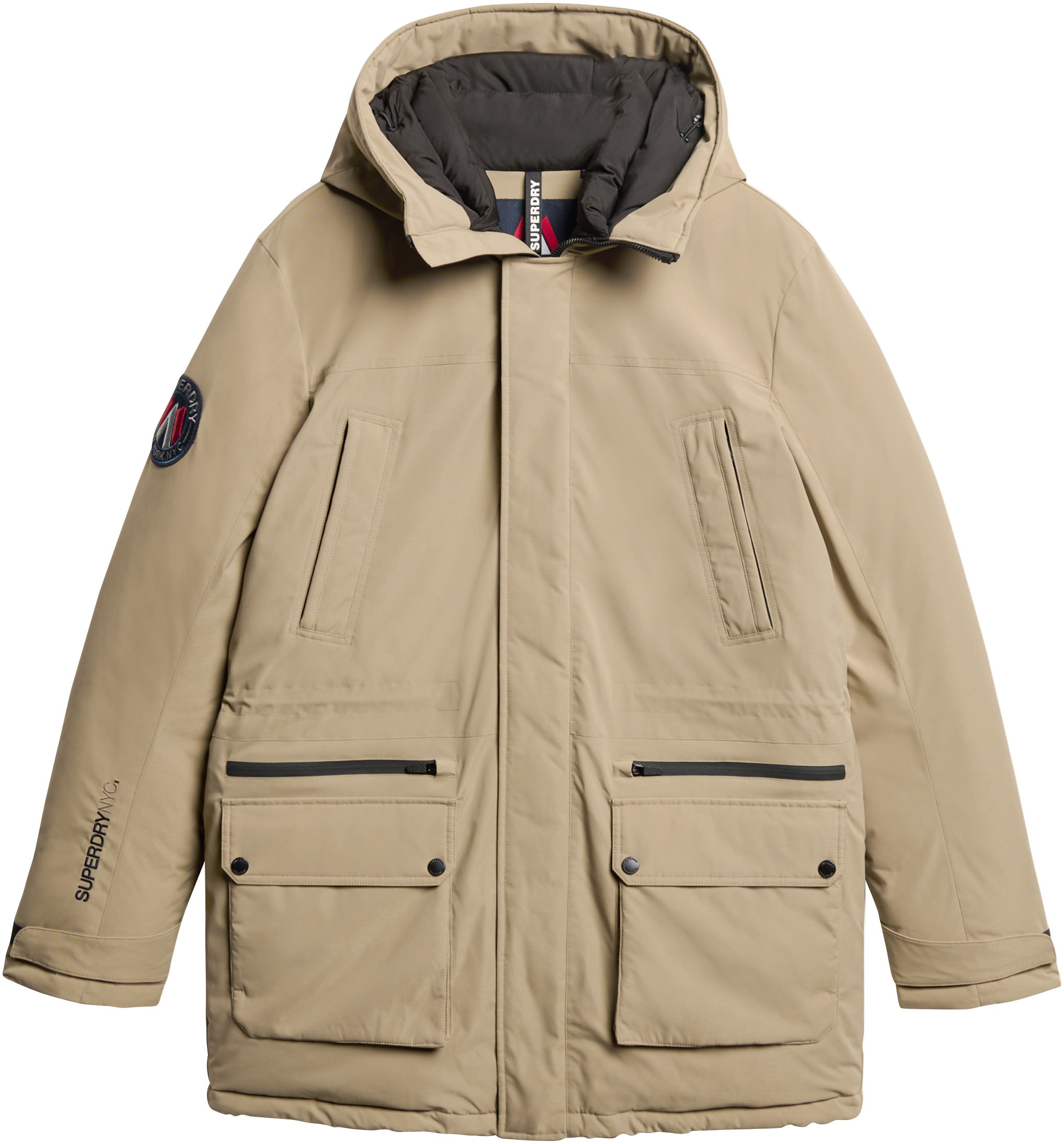 Superdry Steppjacke »City Padded Parka Jacket«, mit Kapuze