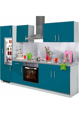 wiho Küchen Küchenzeile »Kiel«, mit E-Geräten, Breite 270 cm kaufen