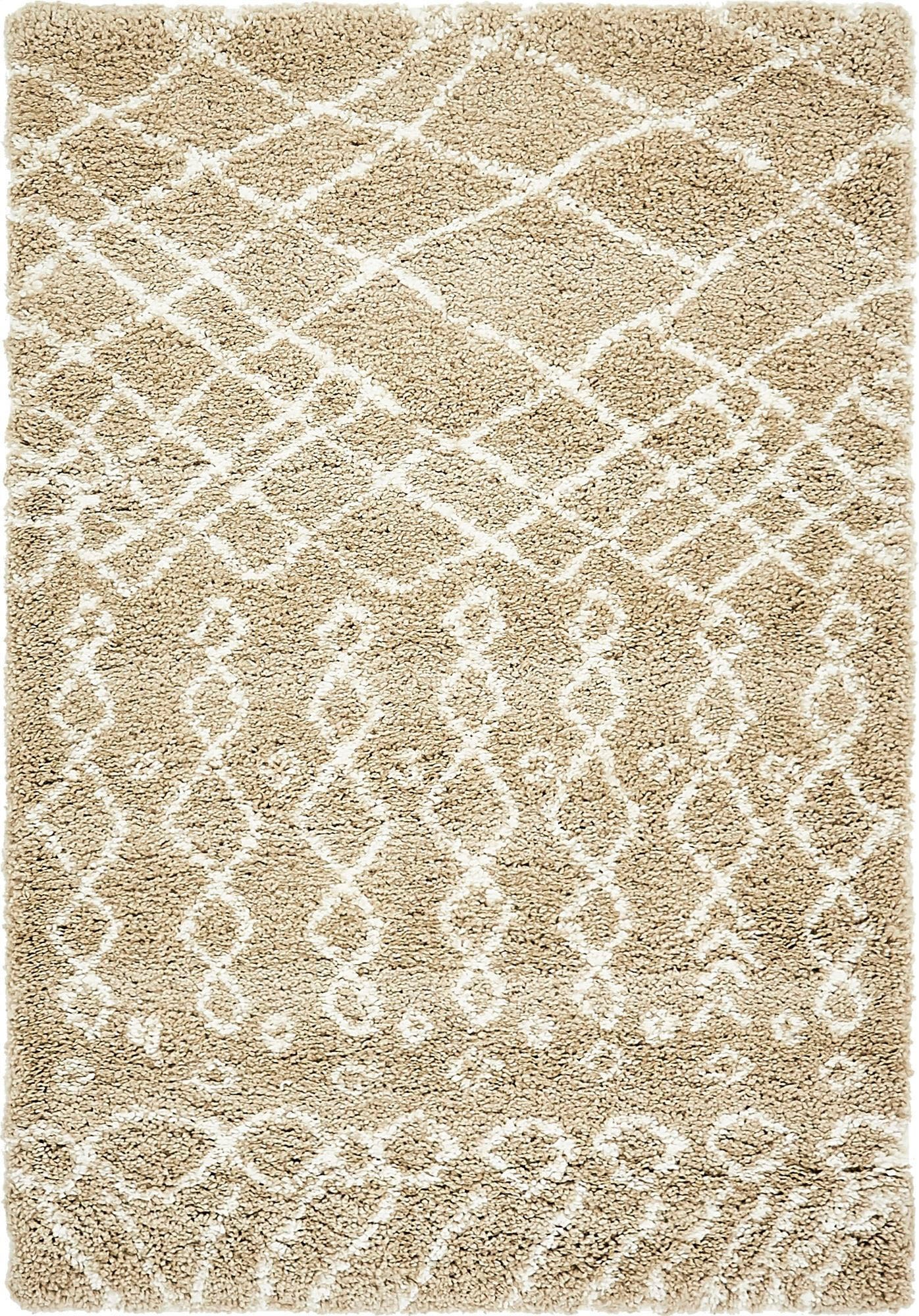 Myflair Möbel & Accessoires Hochflor-Teppich »Temara Shag Lagerräumung«, rechteckig, 51 mm Höhe, gewebt, Scandi Design, ideal im Wohnzimmer & Schlafzimmer