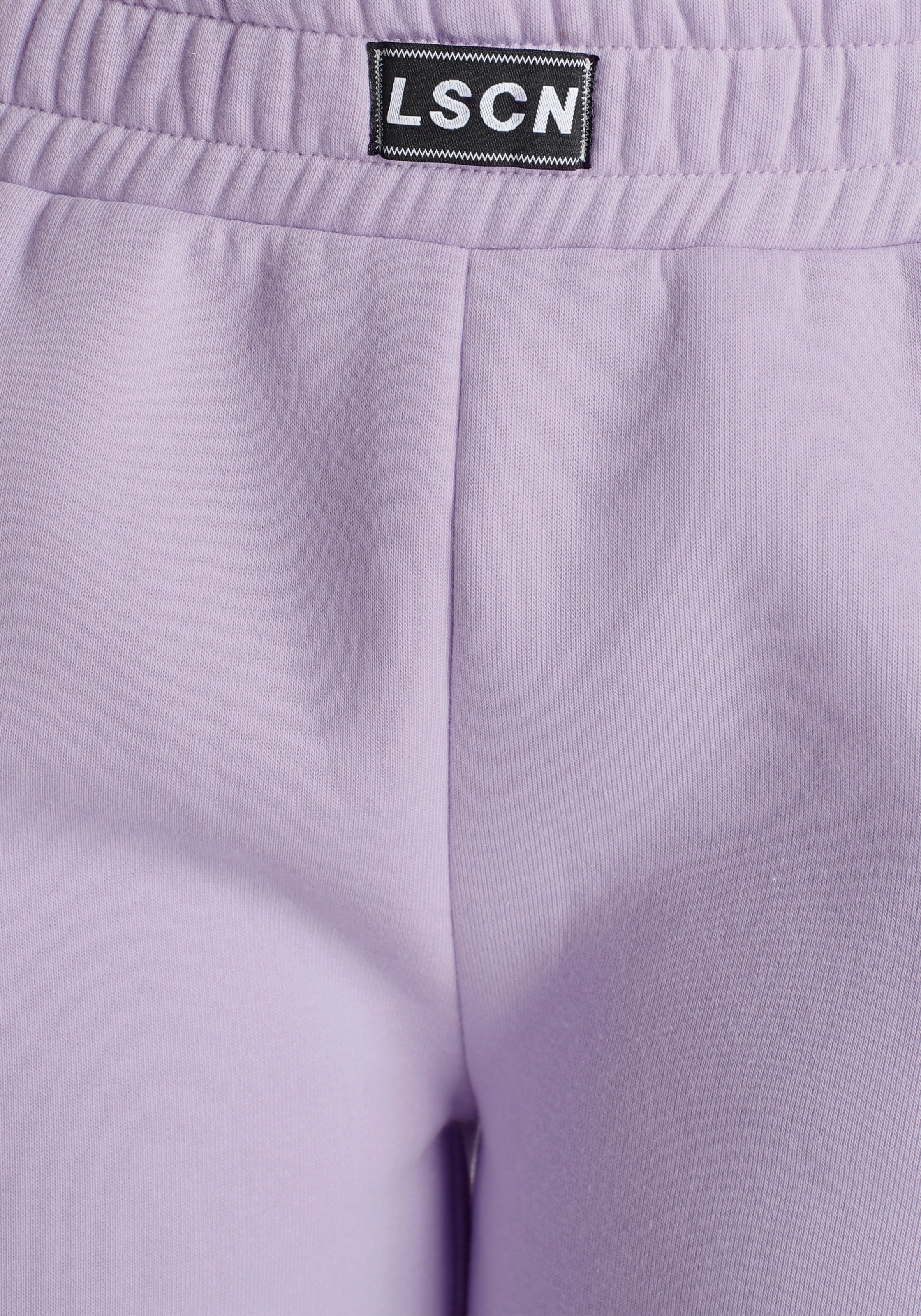 LASCANA Sweathose, mit geripptem Hosenbund, Loungewear, Loungeanzug