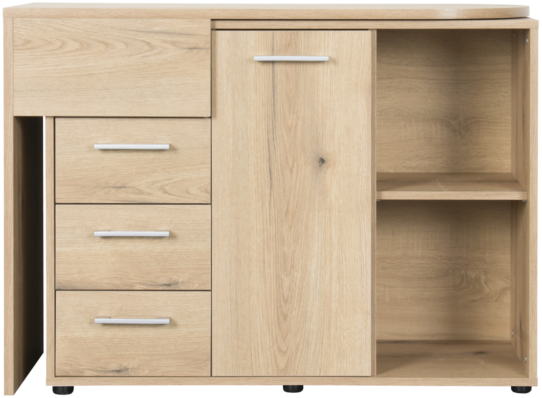 VOGL Möbelfabrik Schreibtisch »1246 mit schwenkbarer Tischplatte«, platzsparend, Breite 98-149 cm, Made in Germany
