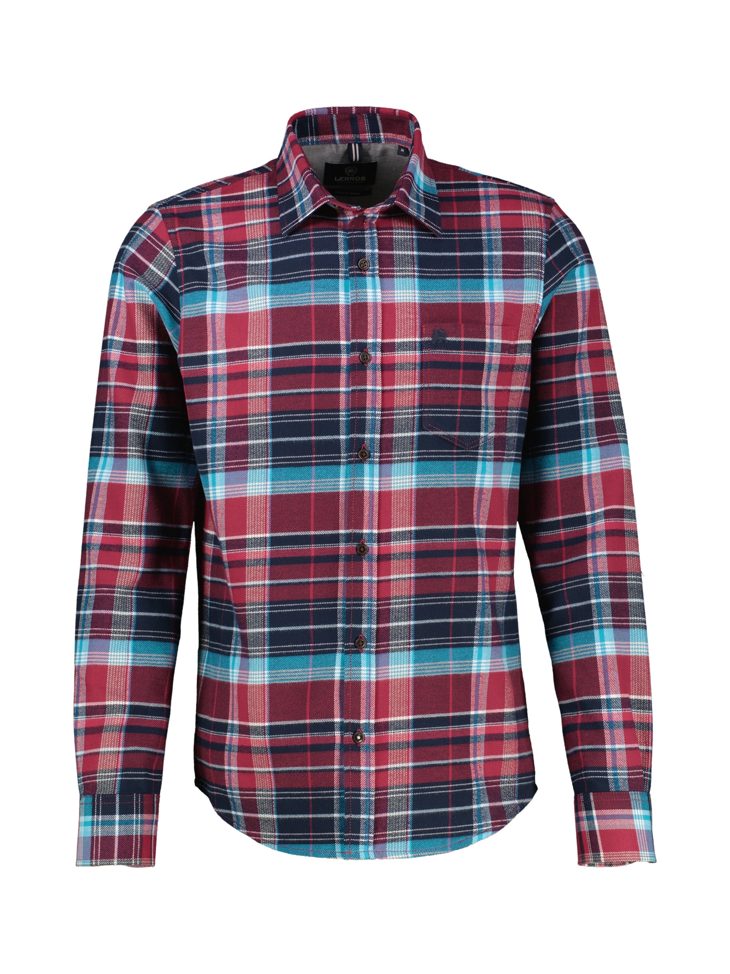 LERROS Karohemd »LERROS Karo Flannelhemd - weich und stylisch«