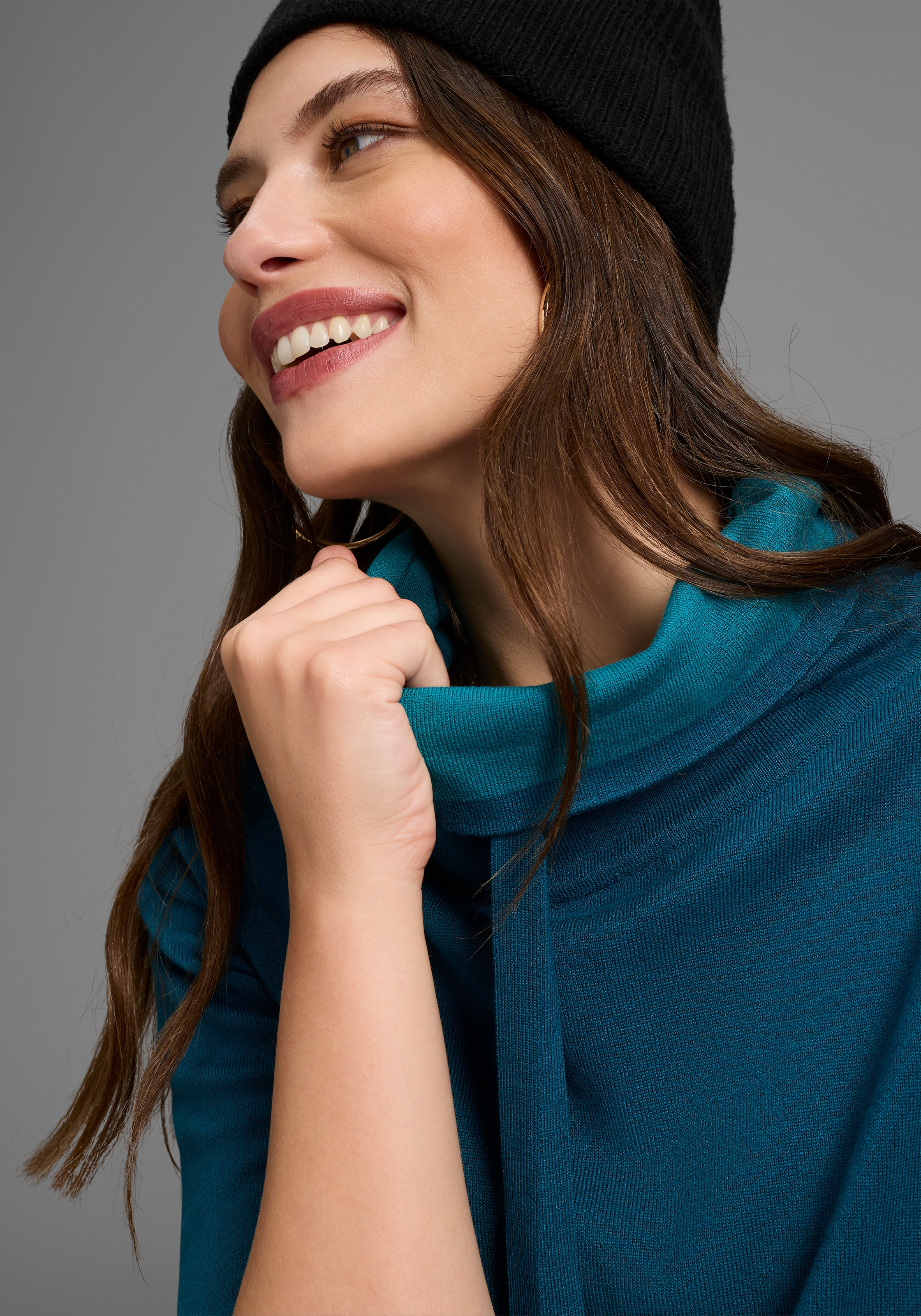 Laura Scott Strickpullover, in lässiger Form mit Schalkragen - NEUE KOLLEKTION