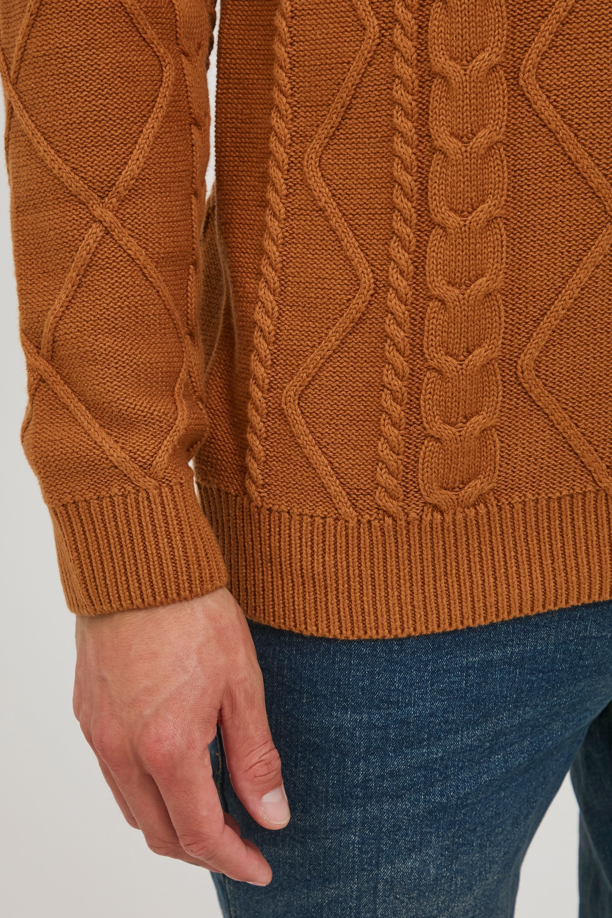 !Solid Strickfleece-Pullover »Strickpullover SDTerence«