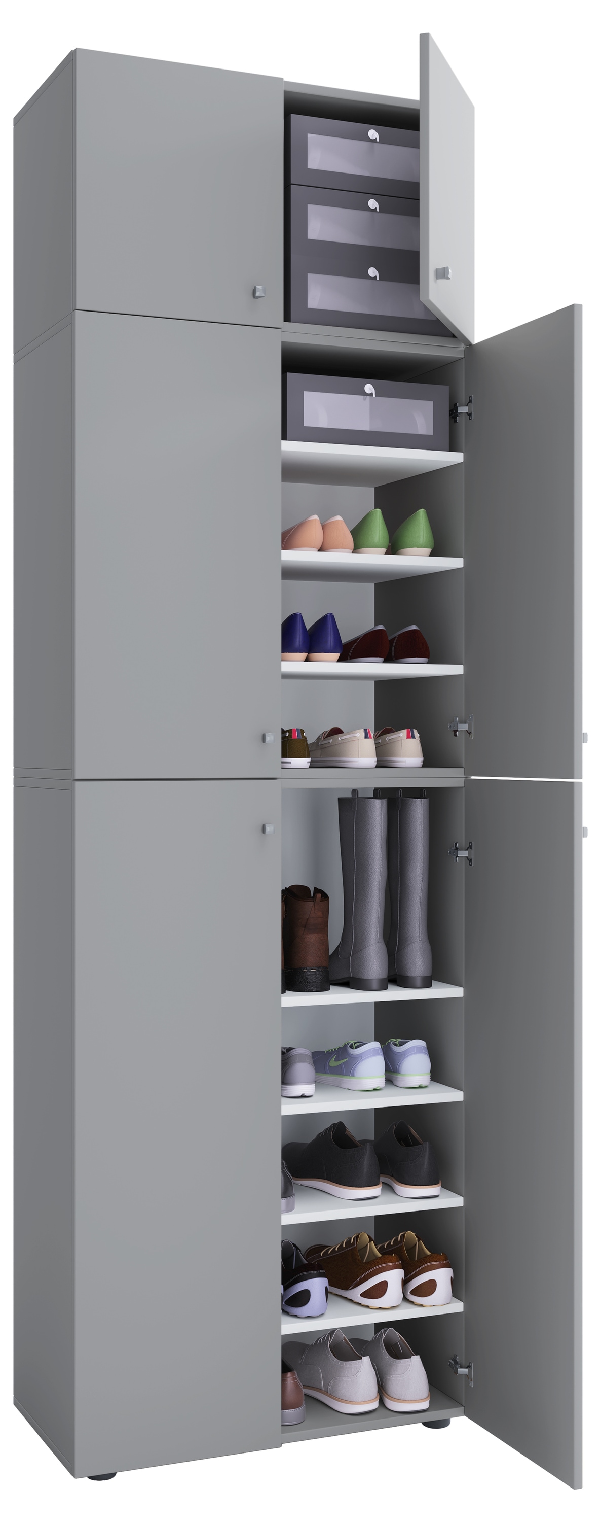 VCM Schuhschrank "XXL Schuhschrank Kleiderschrank Schrank Lona 9f A" 1 Stk. tlg.