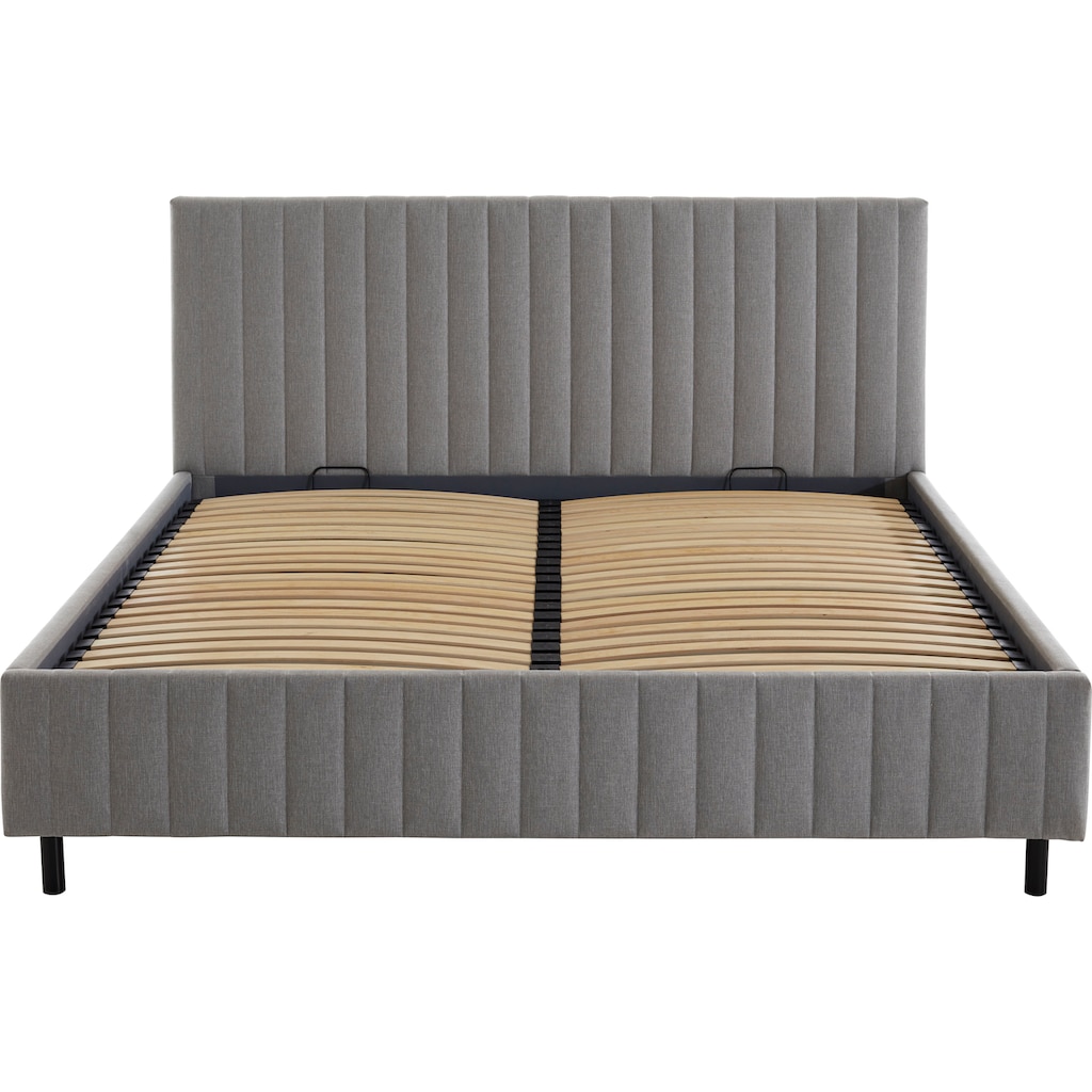 ATLANTIC home collection Polsterbett, mit Lattenrost und Bettkasten auf
