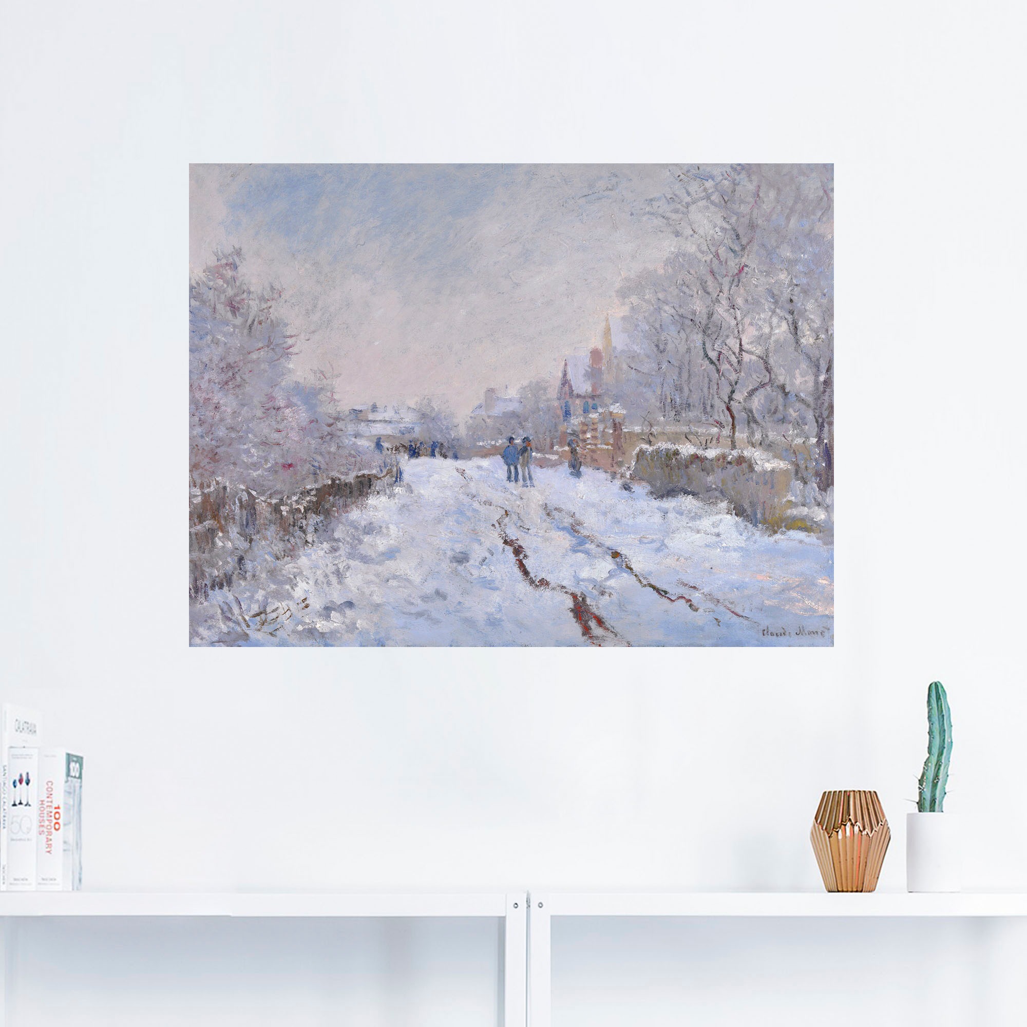 Artland Wandbild »Schnee in Argenteuil.«, Vier Jahreszeiten Bilder, (1  St.), als Alubild, Leinwandbild, Wandaufkleber oder Poster in versch.  Größen bequem bestellen