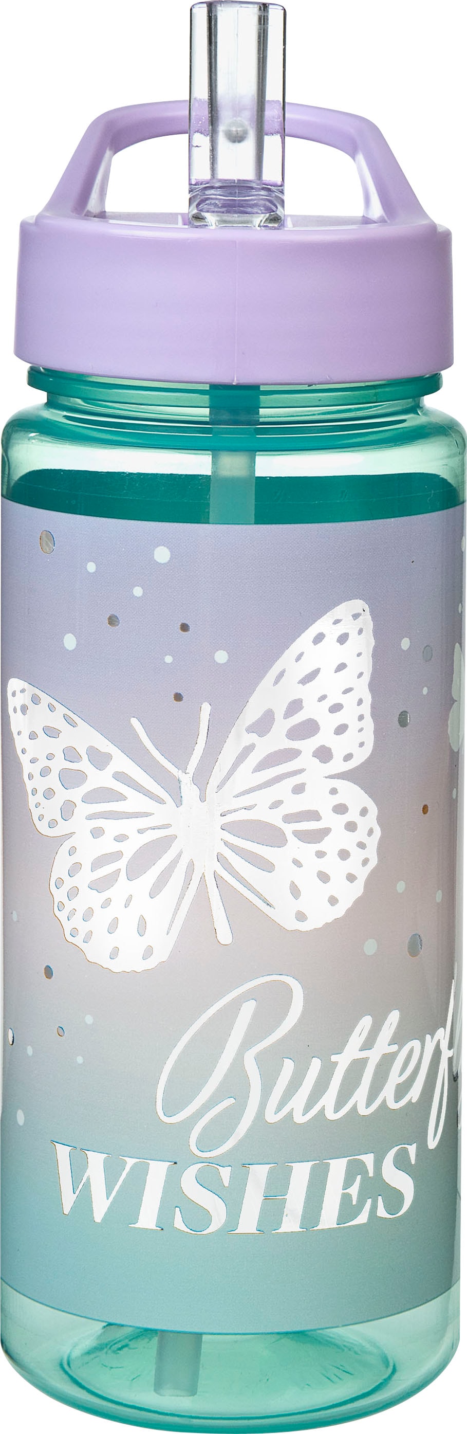 Scooli Lunchbox »Brotzeitdose & Trinkflasche, Butterfly Wishes«, (Set, 2 tlg.), mit Trinkflasche