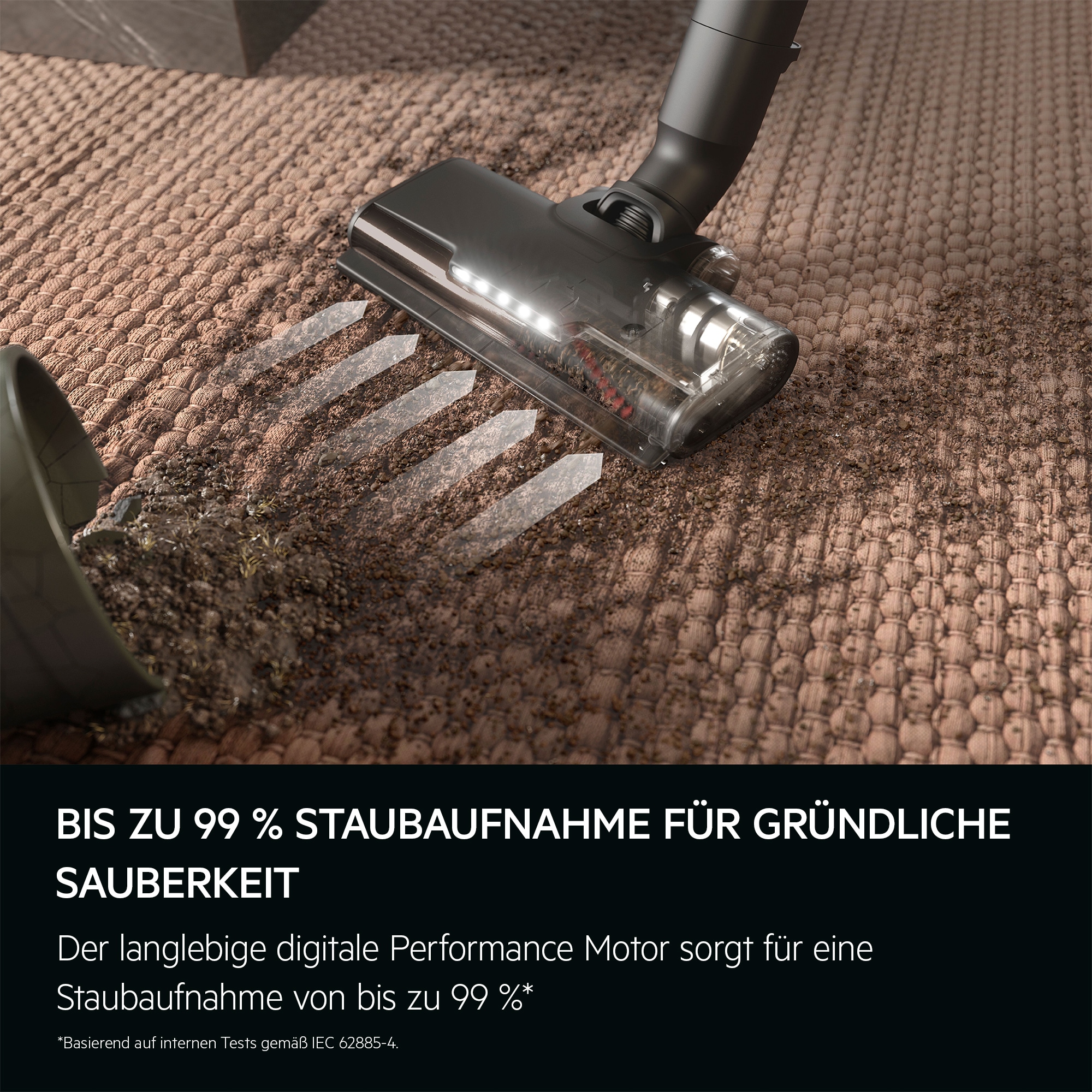 AEG Akku-Hand-und Stielstaubsauger »6000 Staubsauger (AP61CB21DR)«, sehr leicht 2,5 kg, 53 % Recyclingmaterial, bis zu 50 Min. Laufzeit