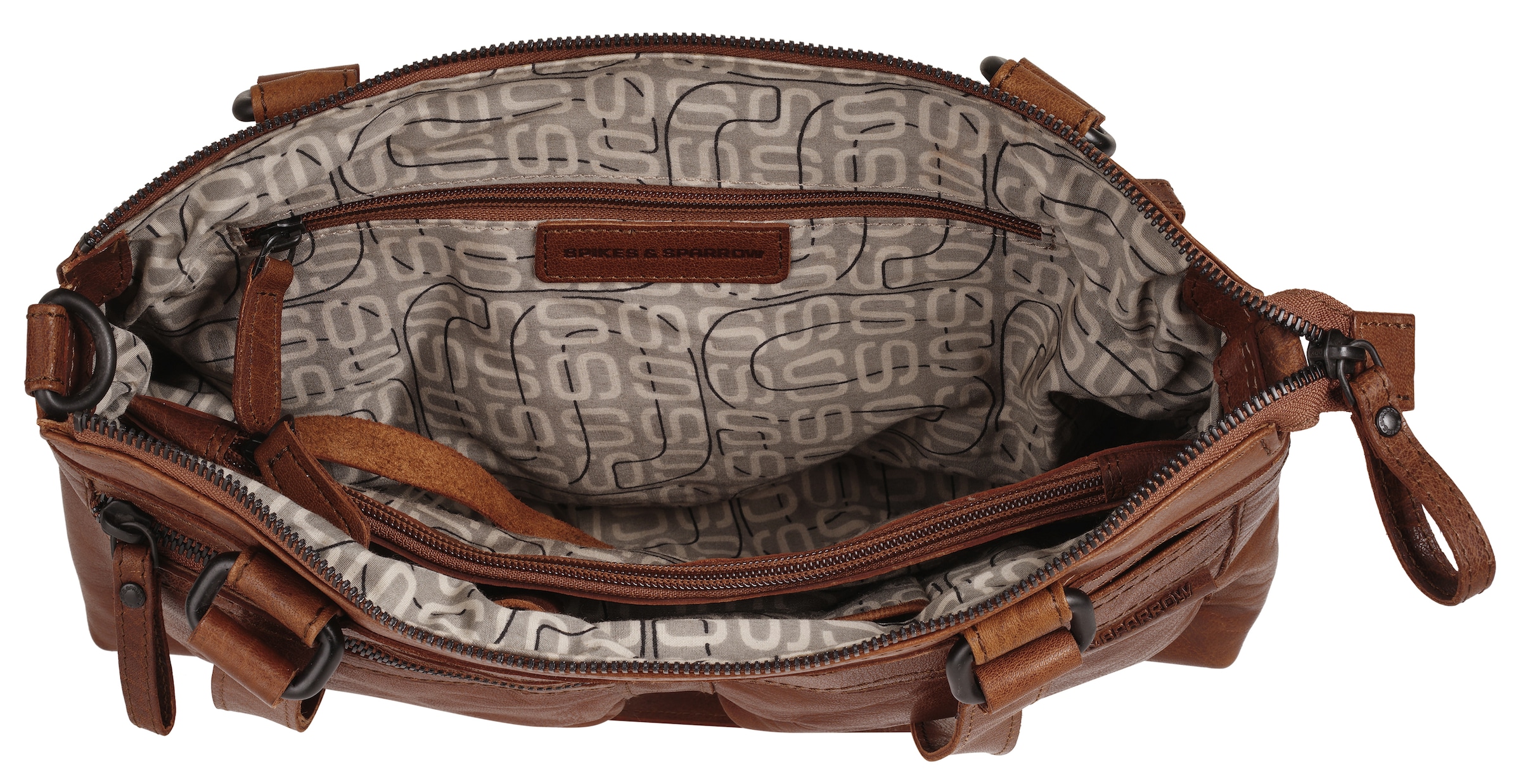 Spikes & Sparrow Henkeltasche echt Leder