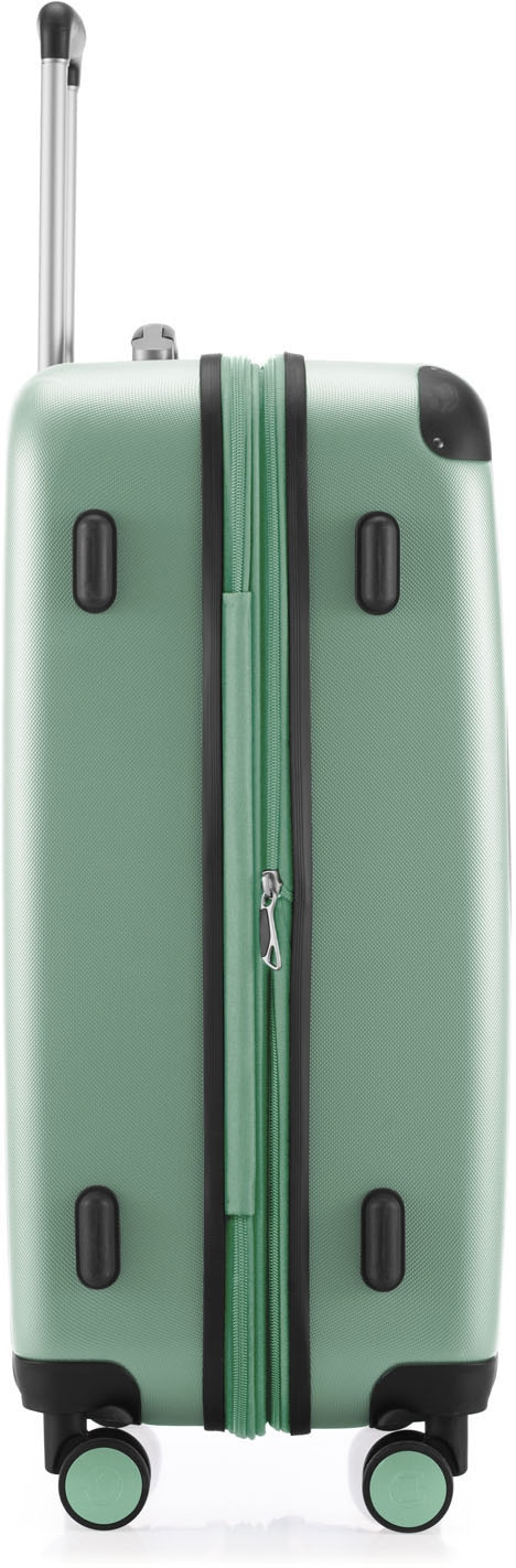 Hauptstadtkoffer Hartschalen-Trolley »Spree, 65 cm, mint«, 4 Rollen, Hartschalen-Koffer Koffer mittel groß Reisegepäck TSA Schloss