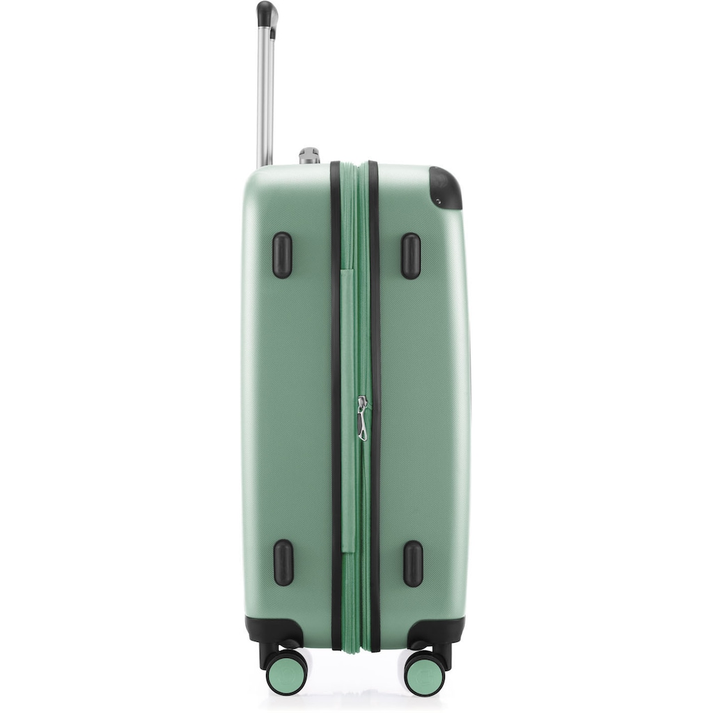 Hauptstadtkoffer Hartschalen-Trolley »Spree, 65 cm, mint«, 4 Rollen