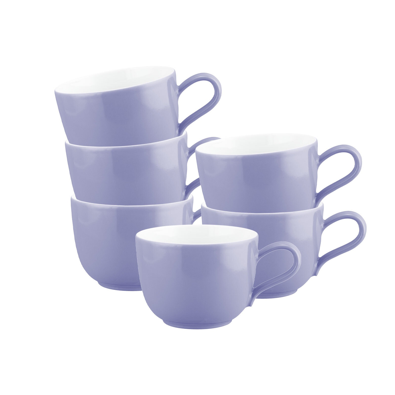 Seltmann Weiden Tasse »Kaffeetassen Liberty Pure Colors 260 ml 6er Set« Spülmaschinenfest, Mikrowellensicher, Ofenfest