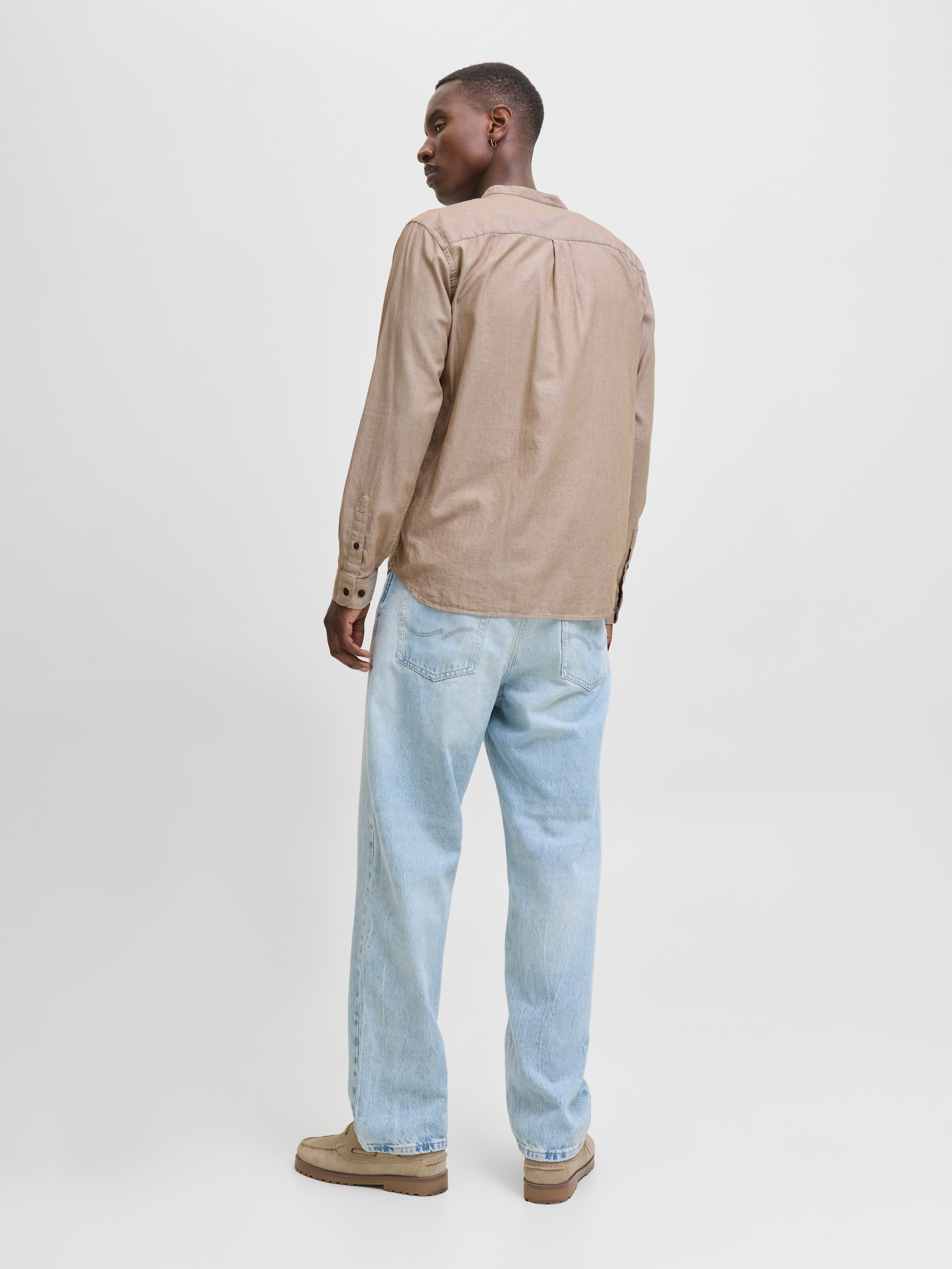 Jack & Jones Langarmhemd »JJEBAND MELANGE SHIRT L/S SN«