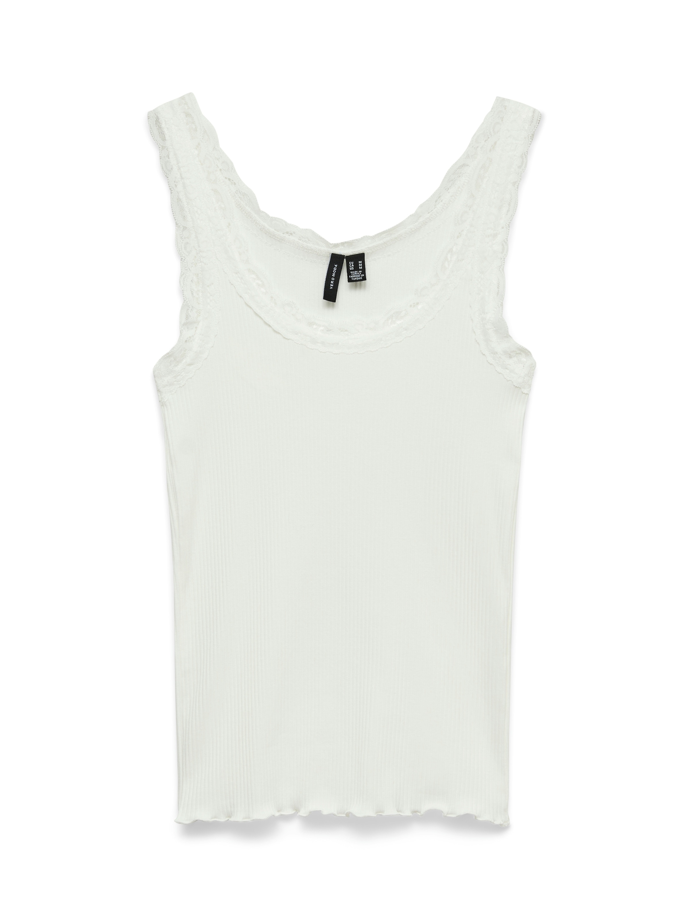 Vero Moda Tanktop »VMNANA LACE TANK TOP JRS NOOS« Baumwollmischung