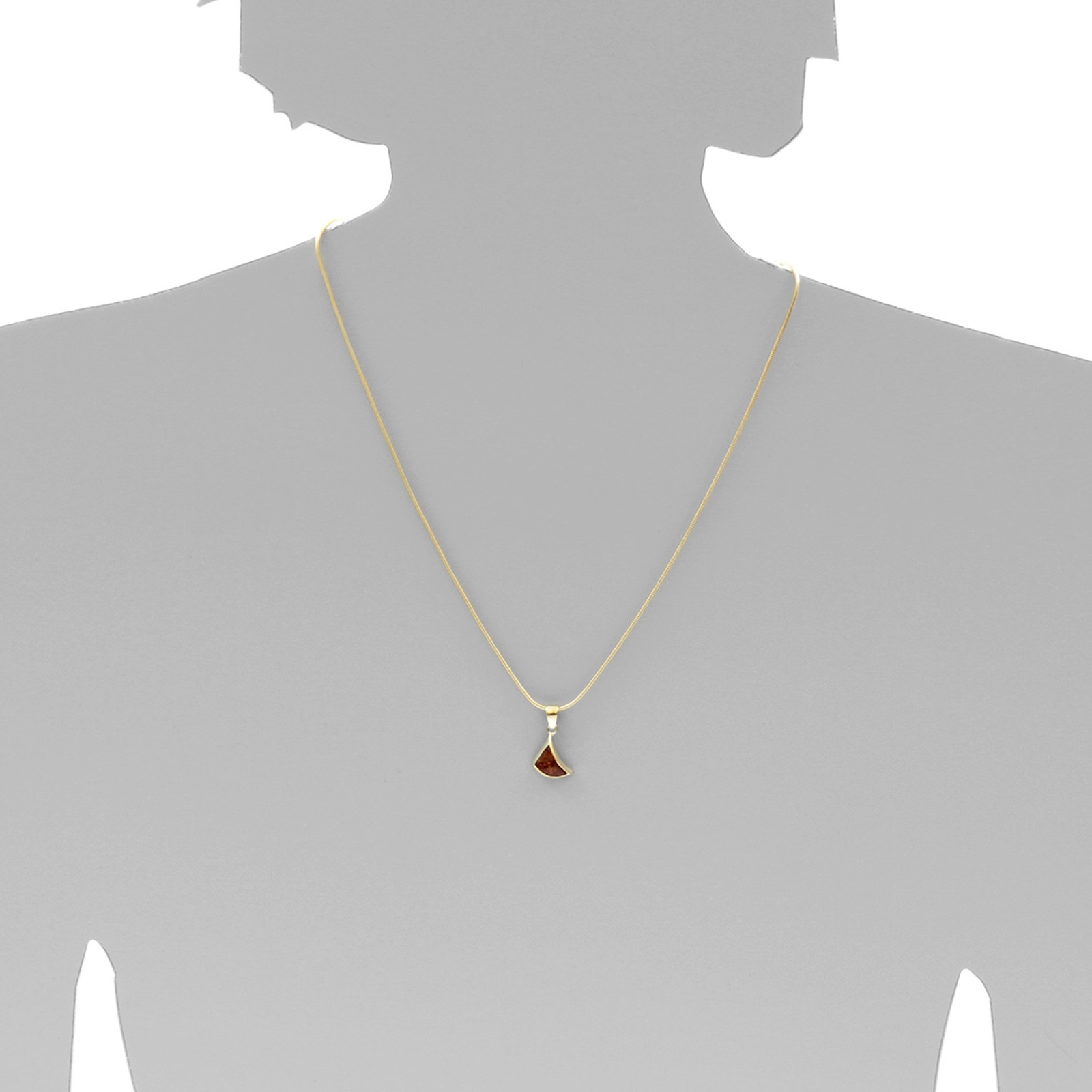 OSTSEE-SCHMUCK Kettenanhänger »- Alea - Gold 333/000 - Bernstein«