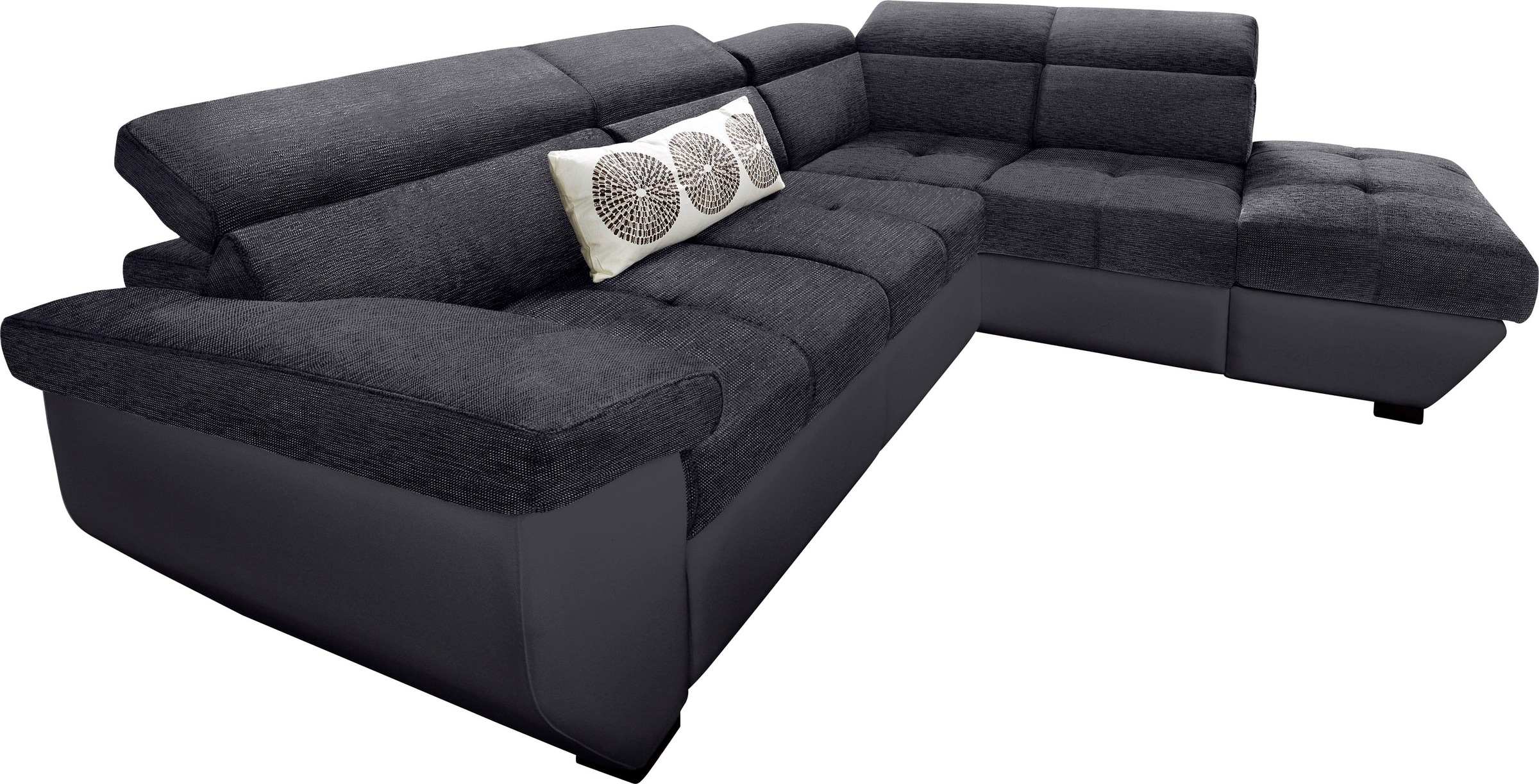 COTTA Ecksofa »Speedway L-Form«, mit Kopfteilverstellung, wahlweise mit Bettfunktion & Bettkasten